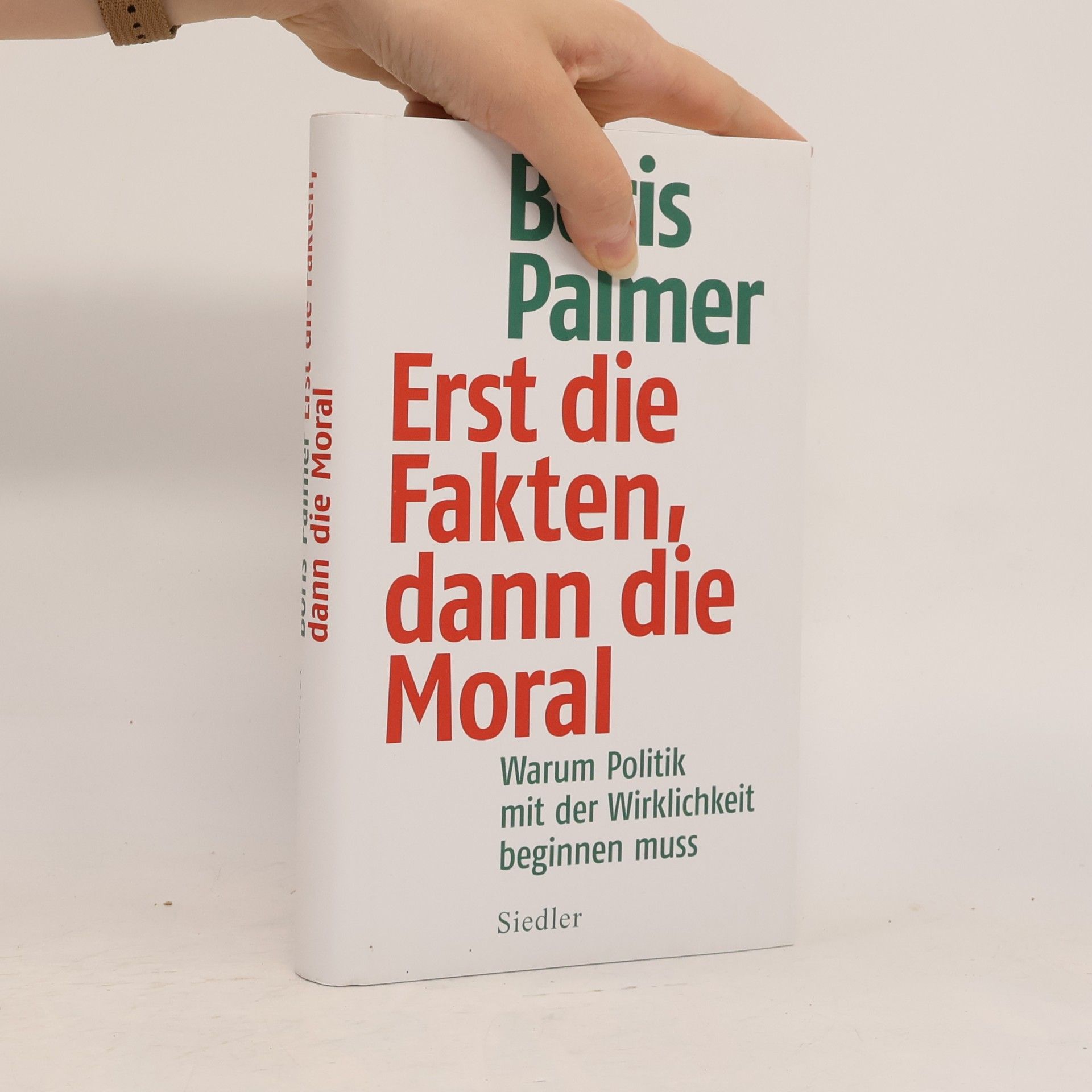 Boris Palmer Erst die Fakten, dann die Moral