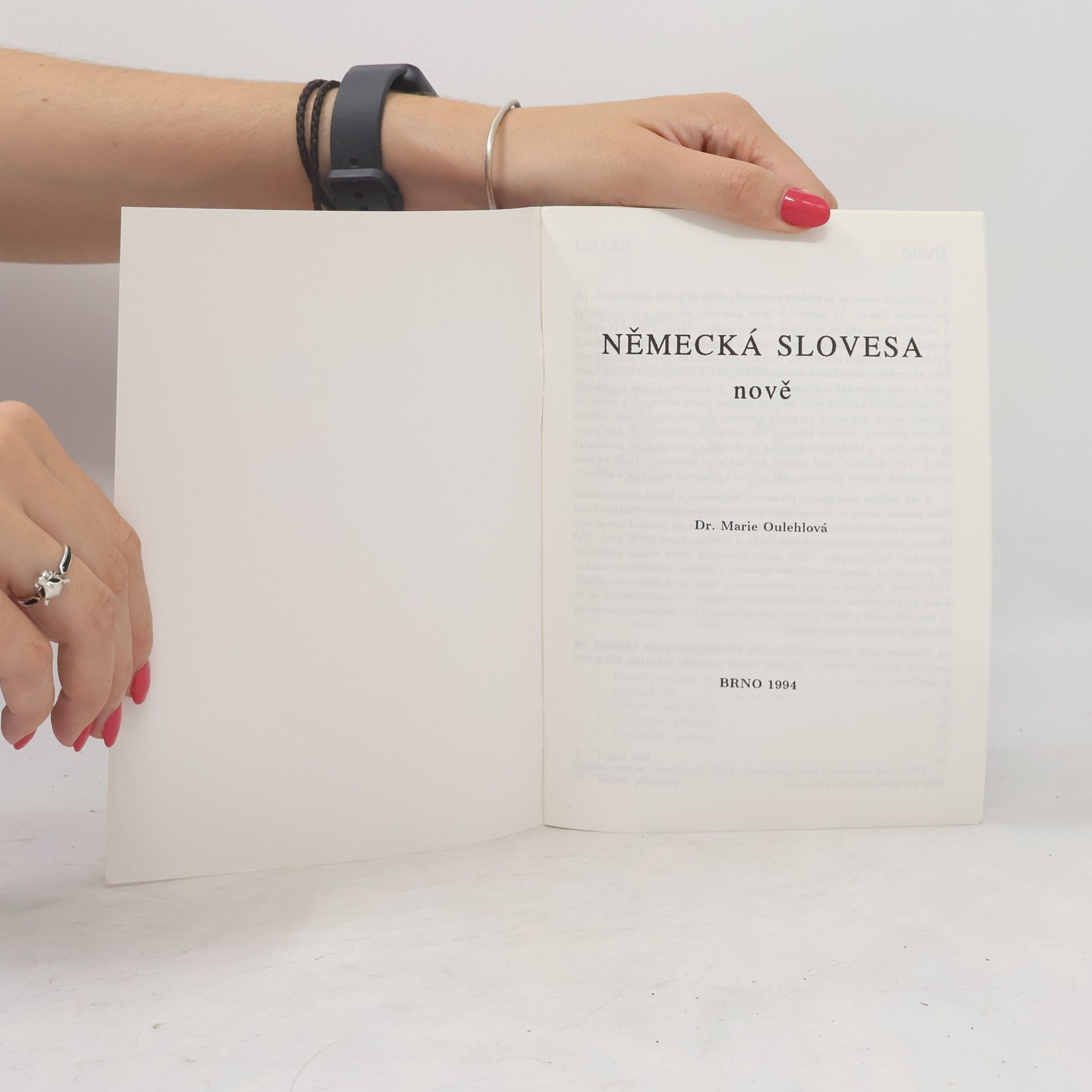 Oulehlová Marie Německá slovesa nově