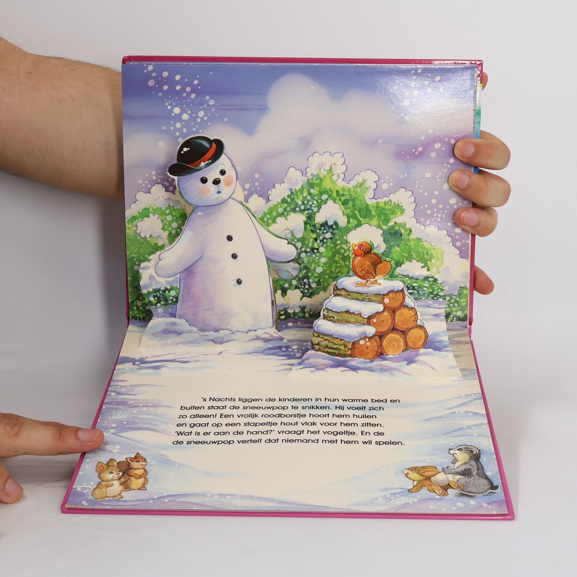 Waarom de sneeuwpop moest lachen