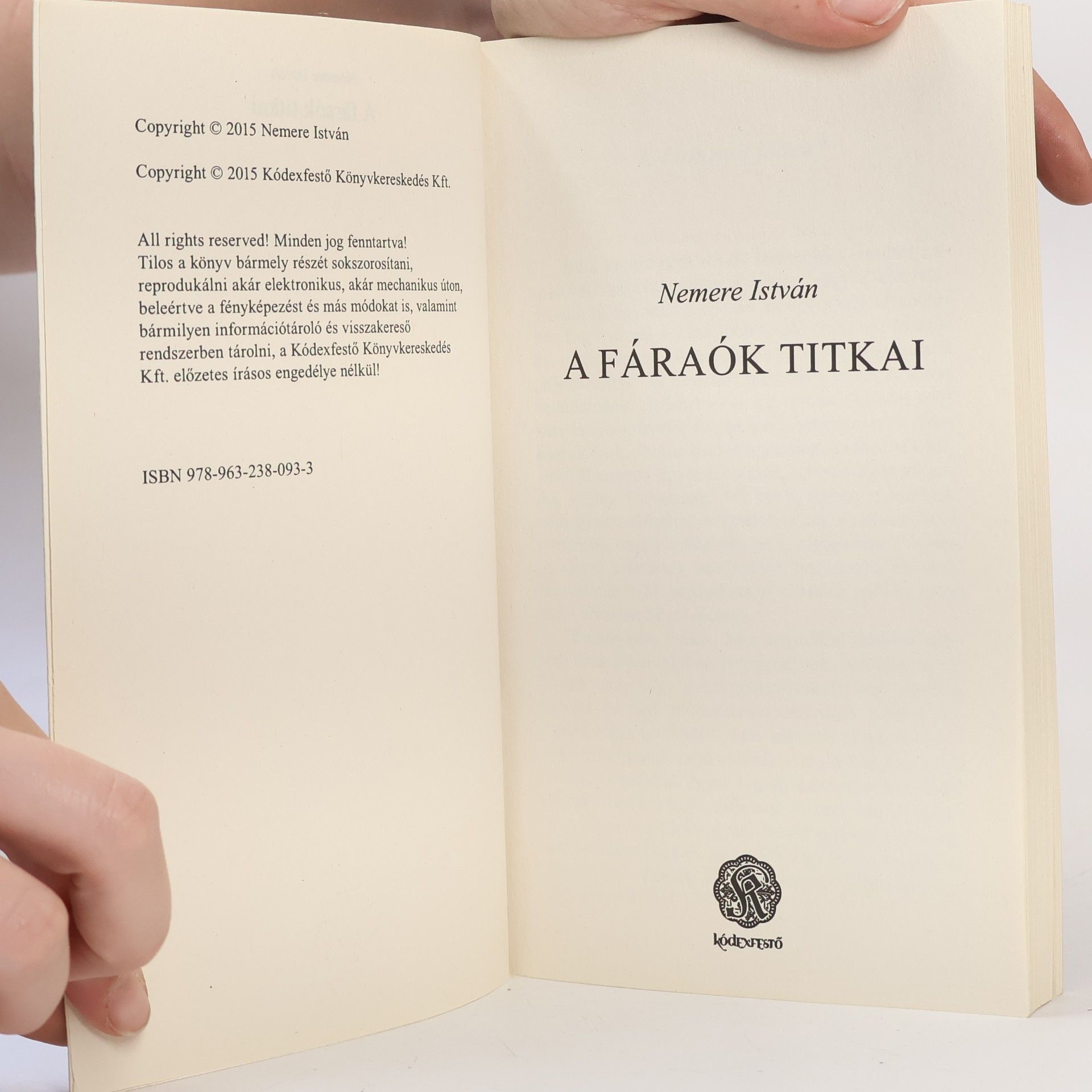 István Nemere A Fáraók Titkai