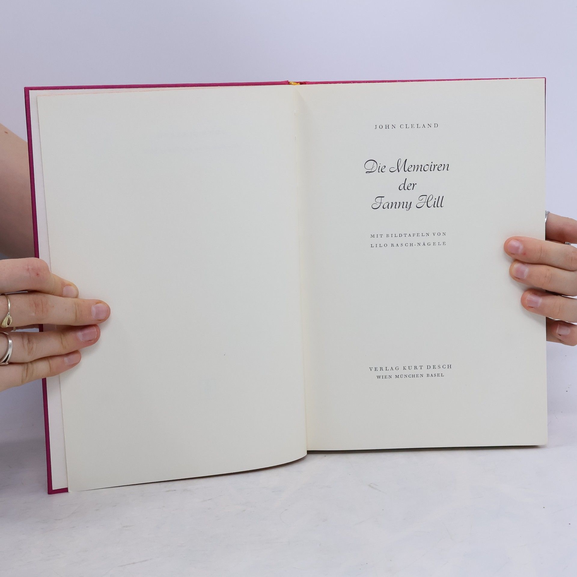 John Cleland Die Memoiren der Fanny Hill
