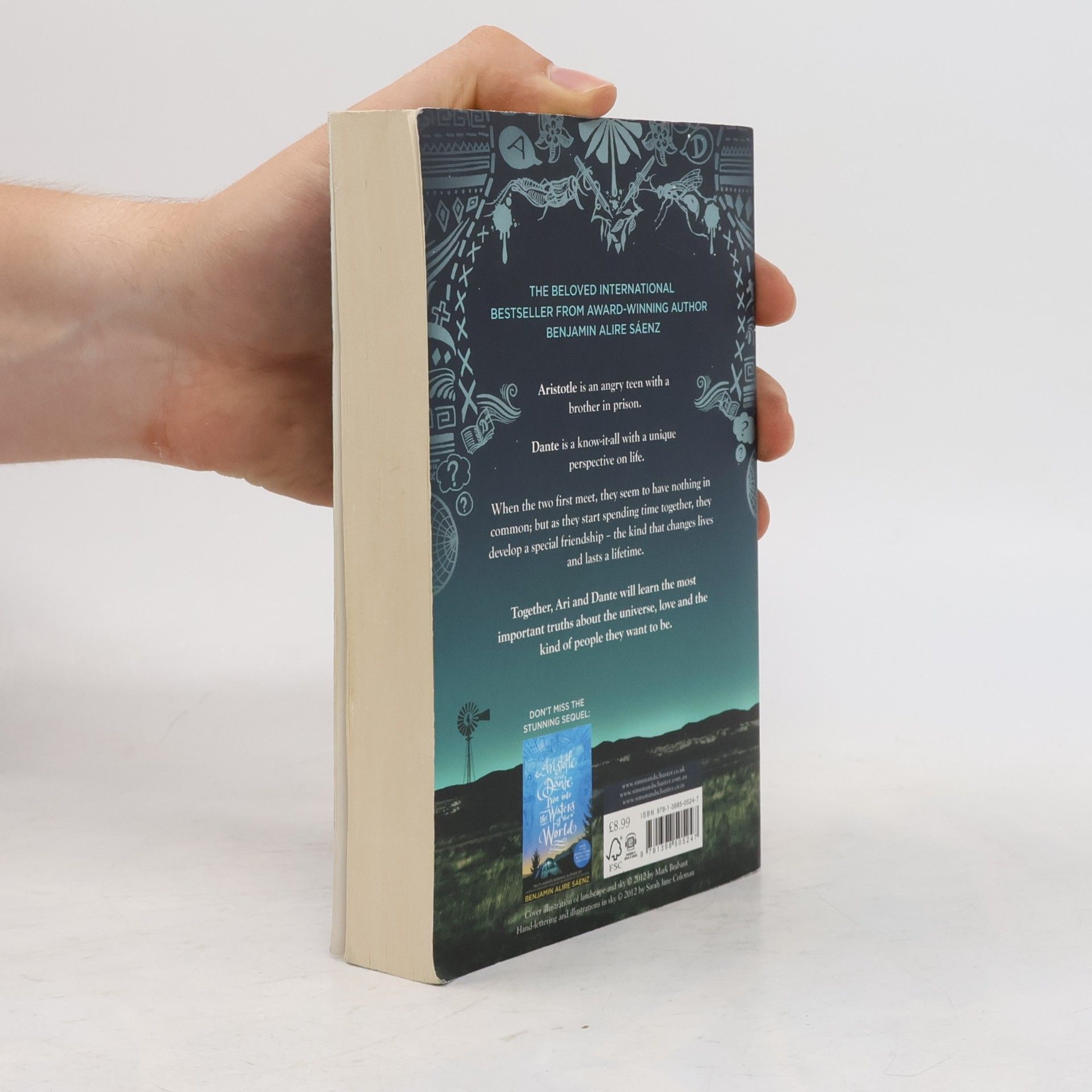 Benjamin Alire Sáenz Aristotle and Dante discover the secrets of the universe