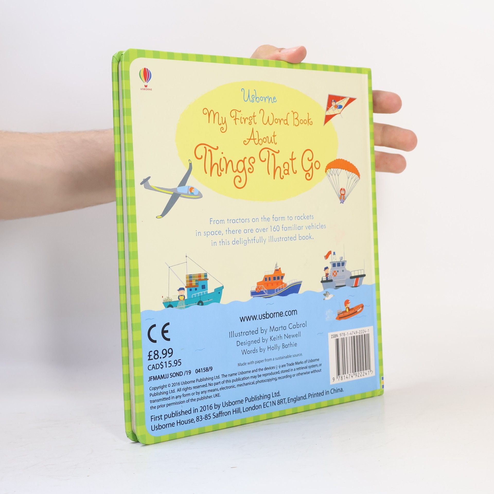 Marta Cabrol My First Word Book about Things That Go