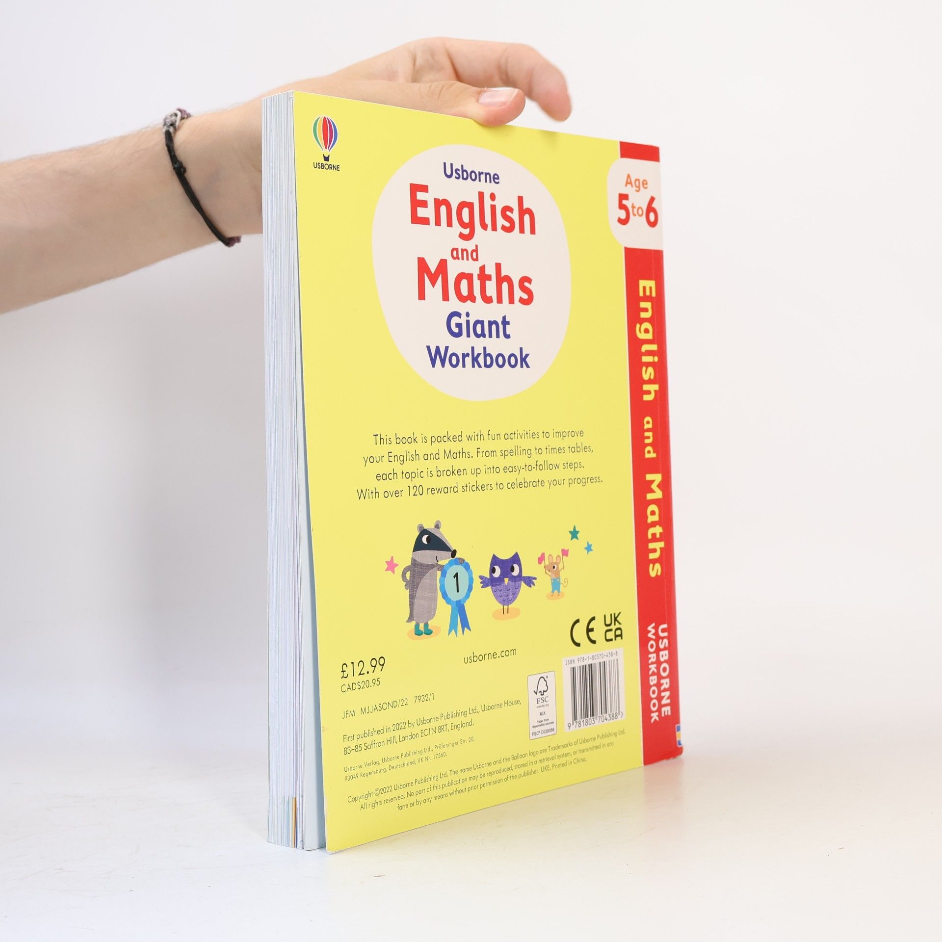 Holly Bathie Usborne Workbooks - 5-6: Usborne English And Maths Giant Workbook