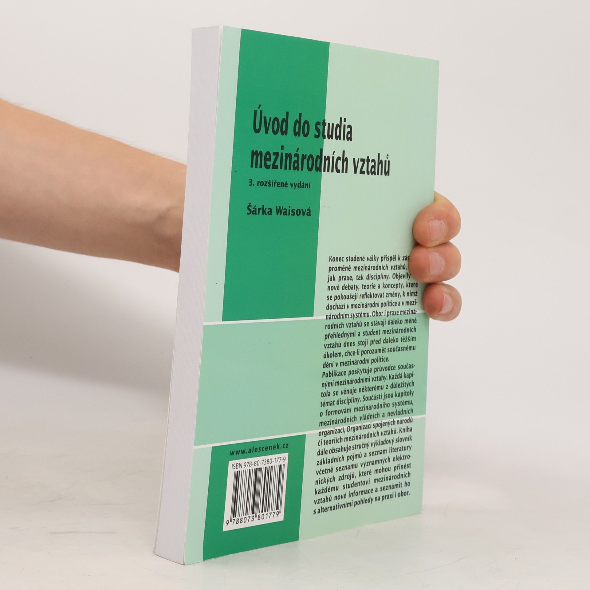 Šárka Waisová Úvod do studia mezinárodních vztahů