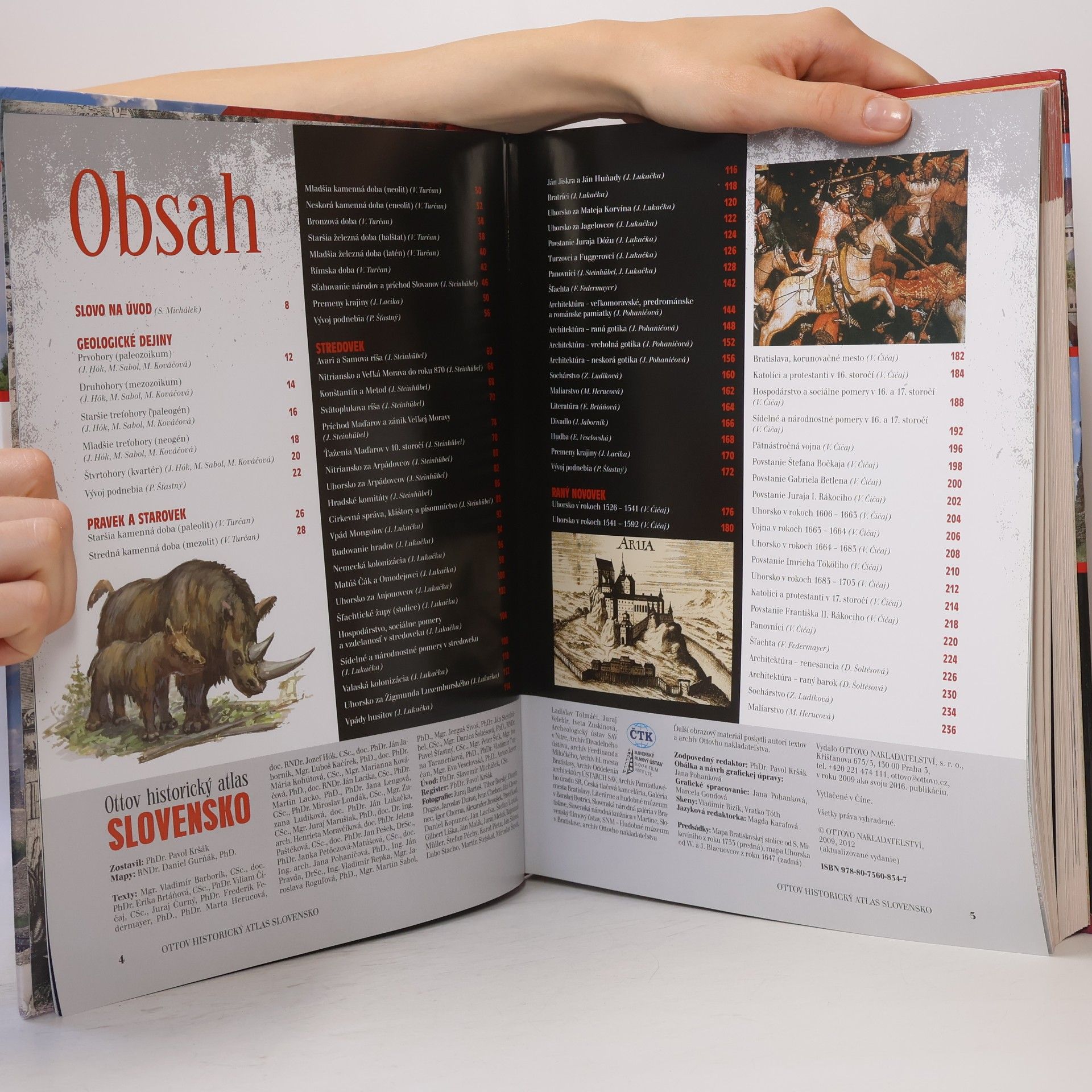 Pavol Kršák Ottov historický atlas. Slovensko