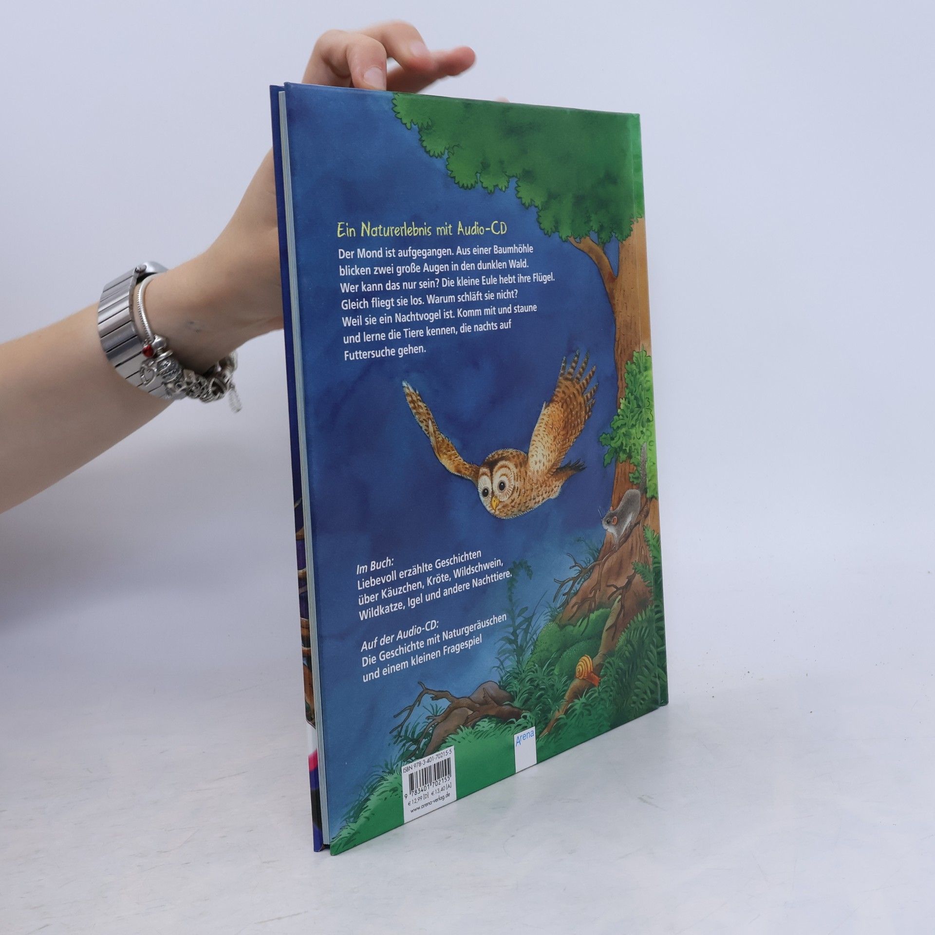 Friederun Reichenstetter Die kleine Eule und die Tiere der Nacht, m. Audio-CD