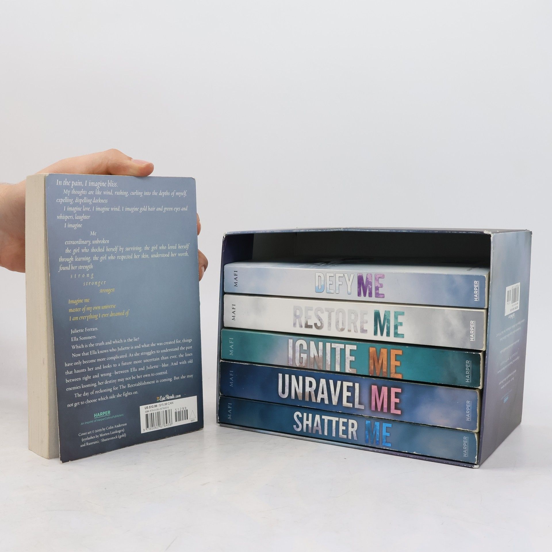 Tahereh Mafi Shatter Me Series 6 Book Box Set
