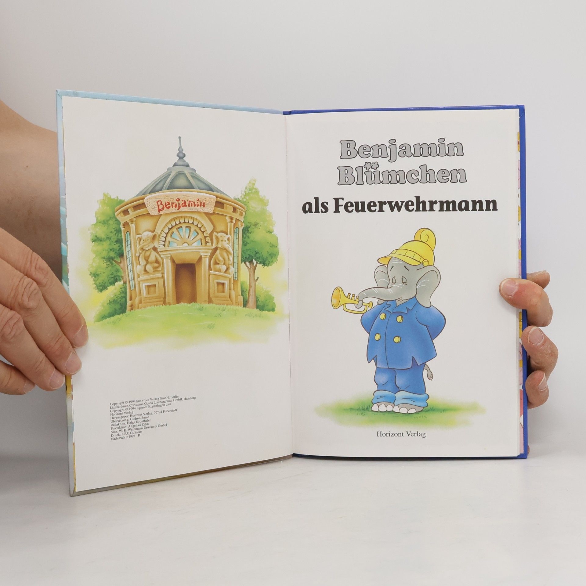 Autorenkollektiv Benjamin Blümchen als Feuerwehrmann