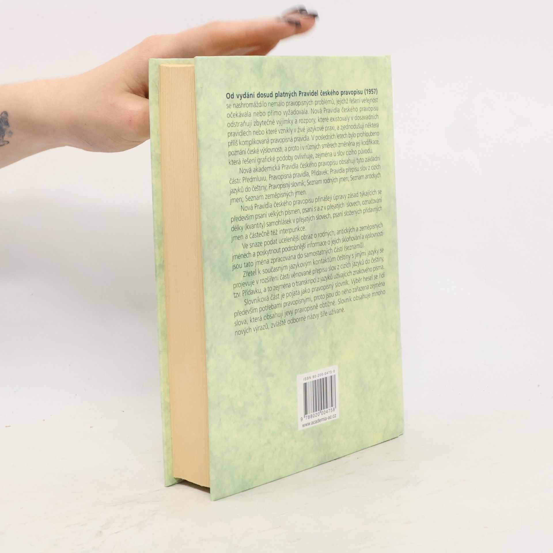 Various authors Akademická pravidla českého pravopisu