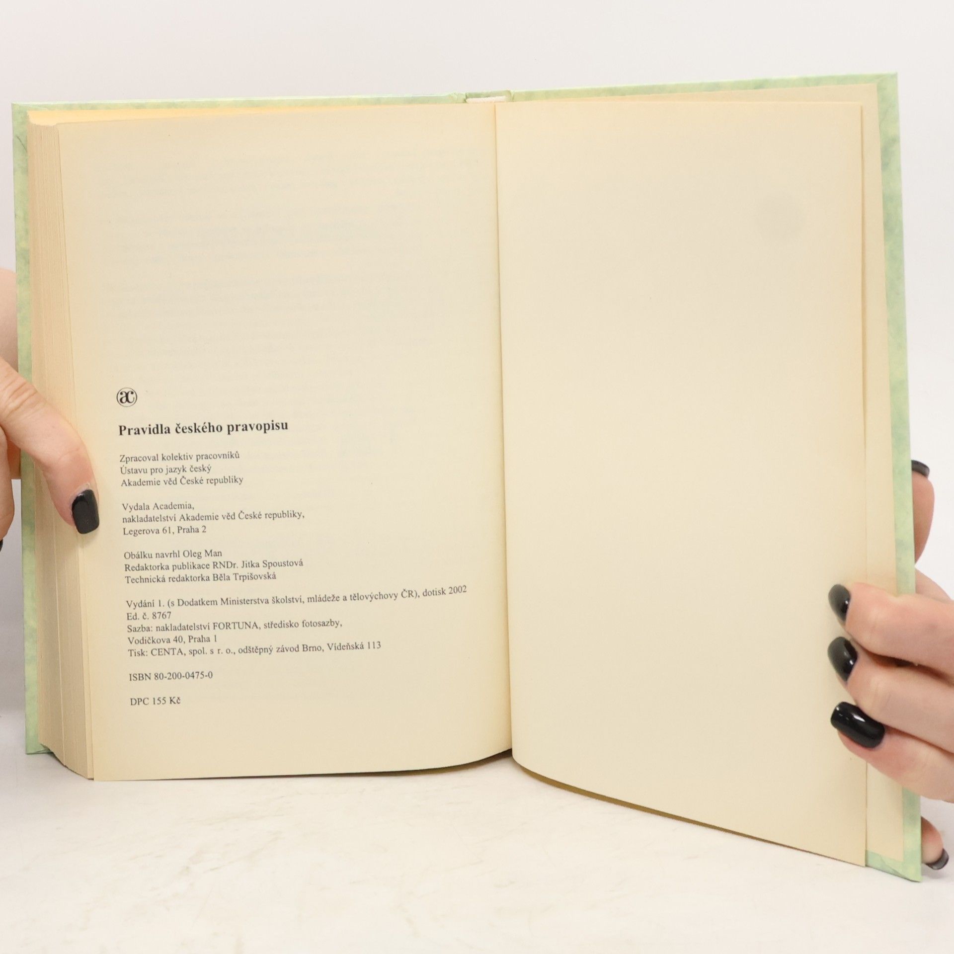 Various authors Akademická pravidla českého pravopisu