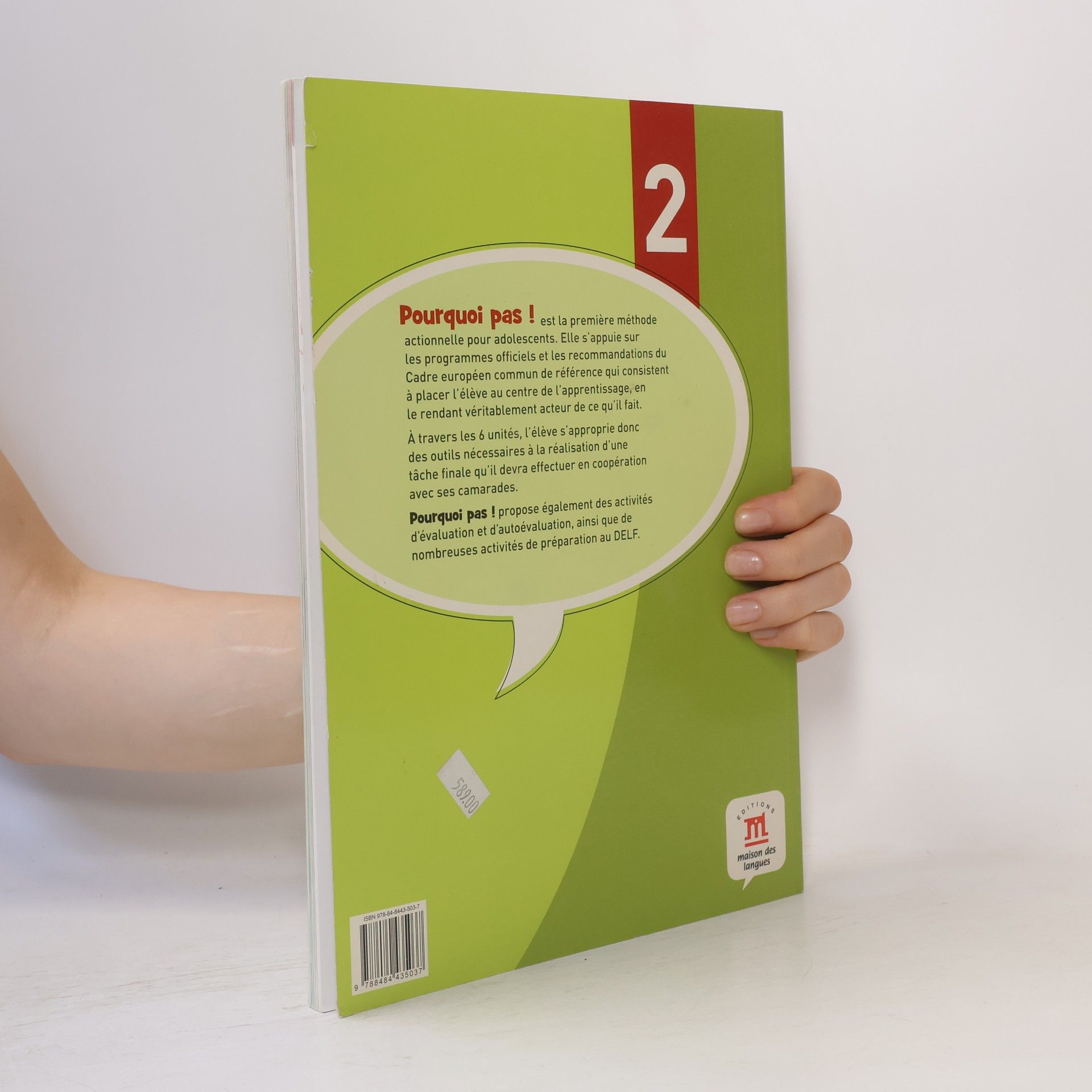 M. Bosquet Porquoi Pas! 2 Livre de l'élève + CD