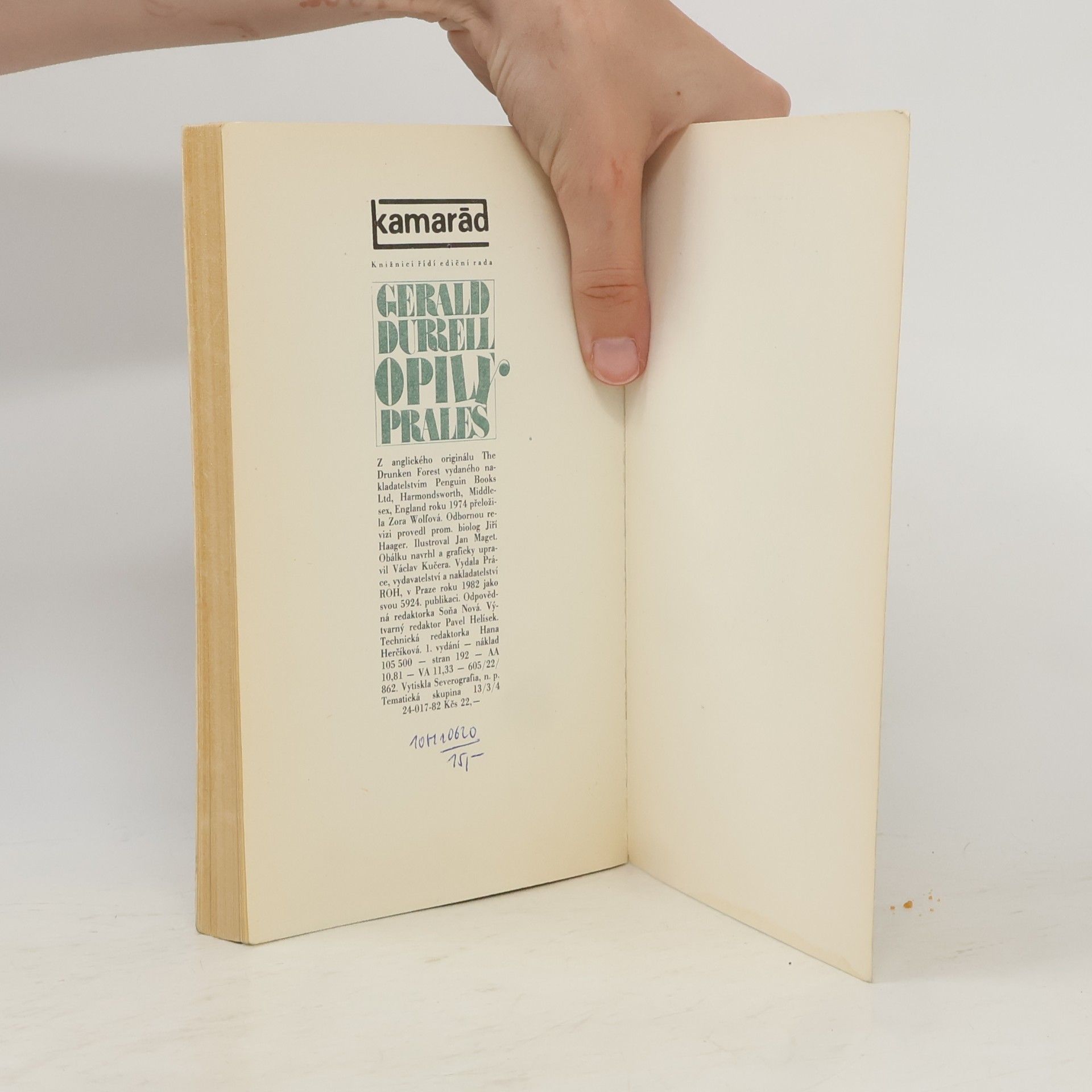 Gerald Durrell Opilý prales
