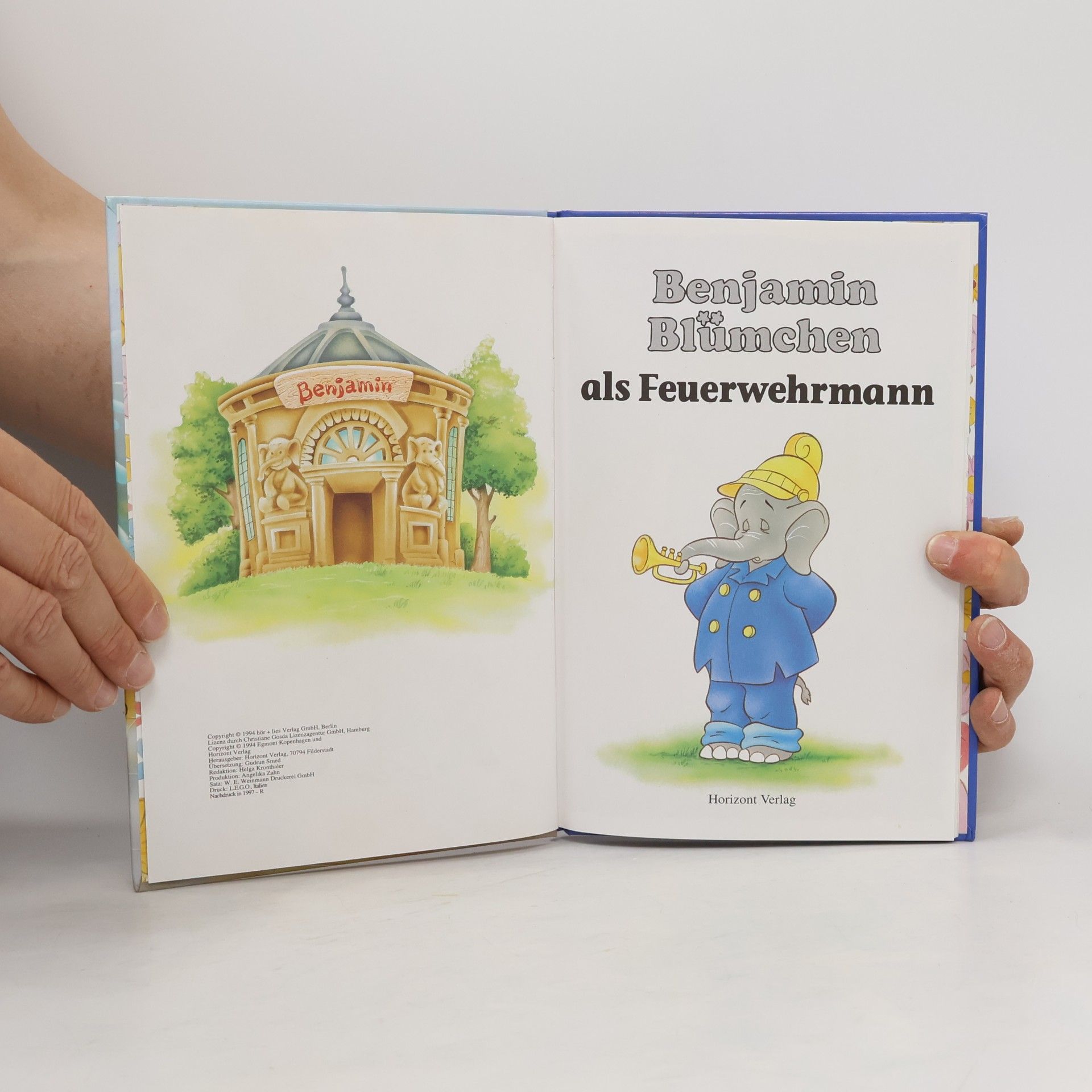 Autorenkollektiv Benjamin Blümchen als Feuerwehrmann