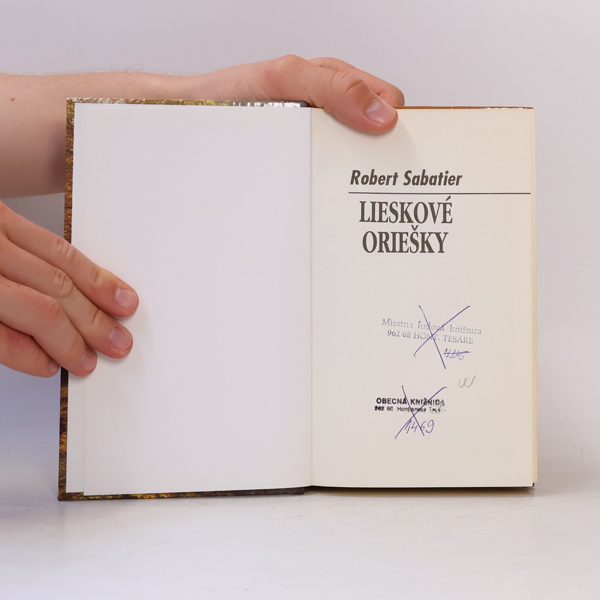 Robert Sabatier Lieskové oriešky