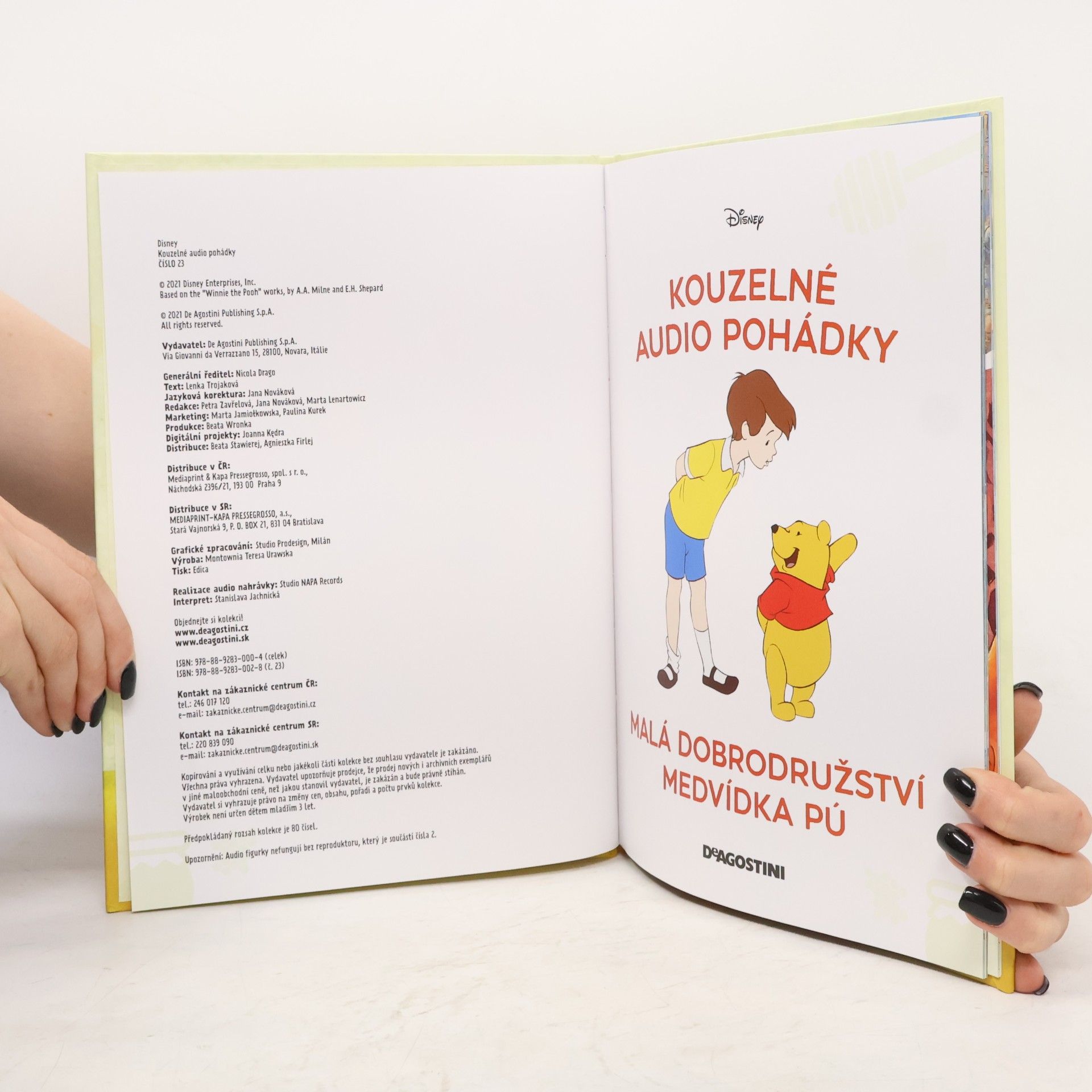 Kolektiv autorů Kouzelné audio pohádky 23. Malá dobrodružství medvídka Pú