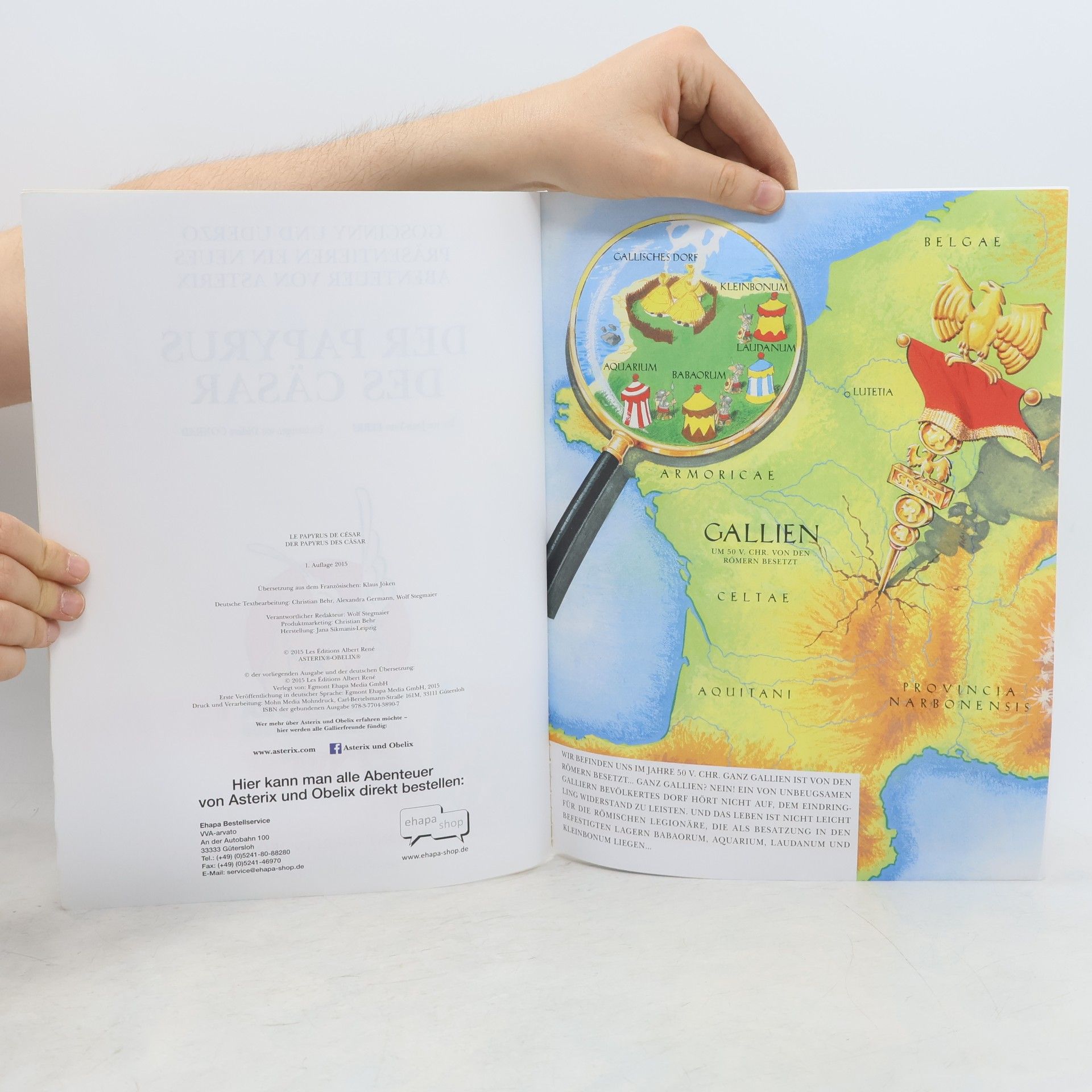 René Goscinny Asterix. Der Papyrus des Cäsar