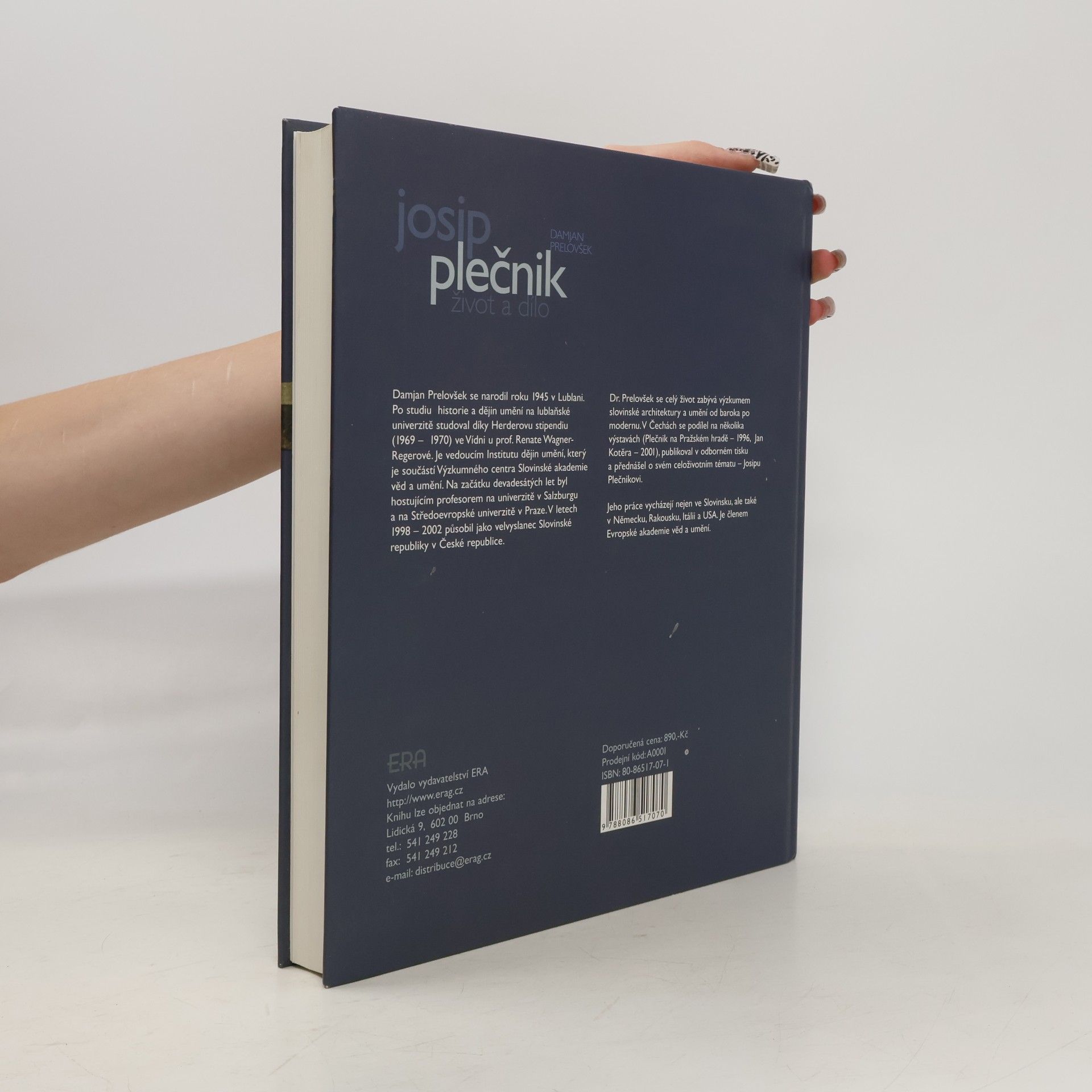Damjan Prelovšek Josip Plečnik - život a dílo