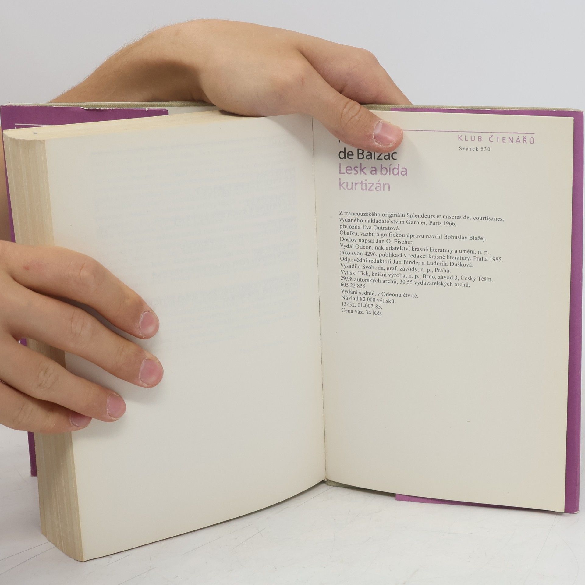 Honoré de Balzac Lesk a bída kurtizán