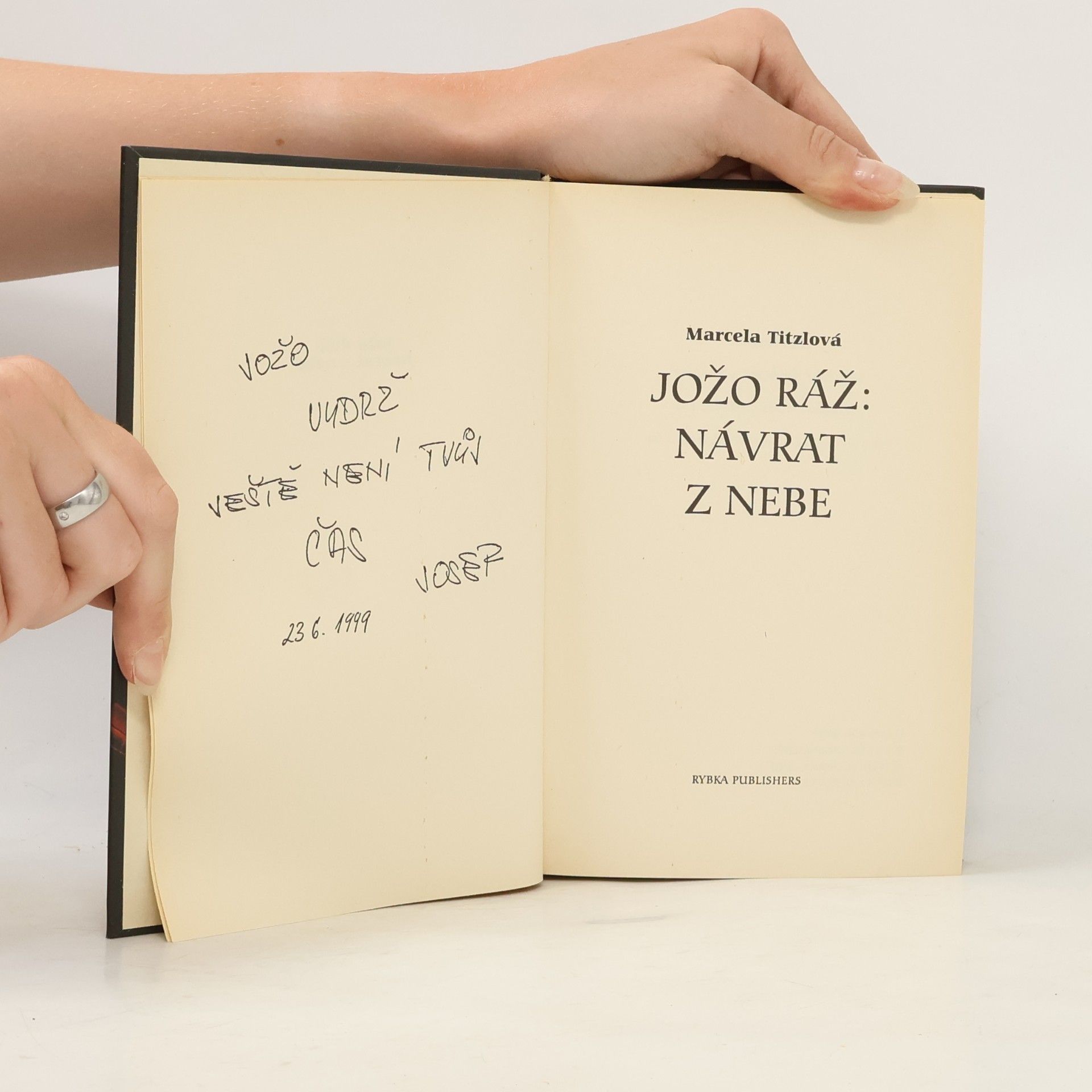 Marcela Titzlová Jožo Ráž. Návrat z nebe
