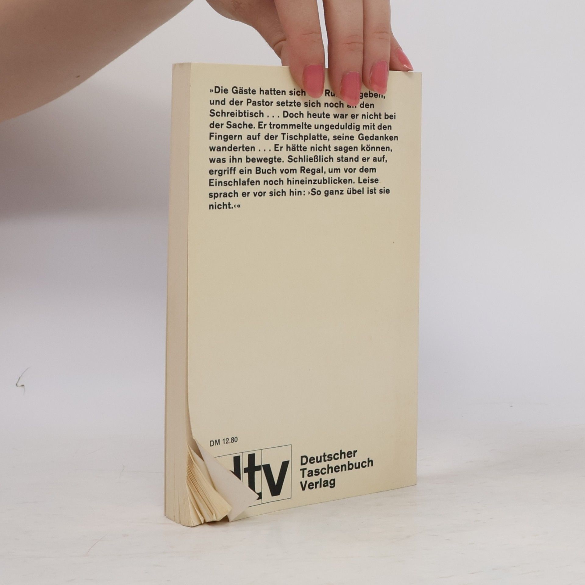 Elisabeth Josephi dtv Literatur: Unser Pastor