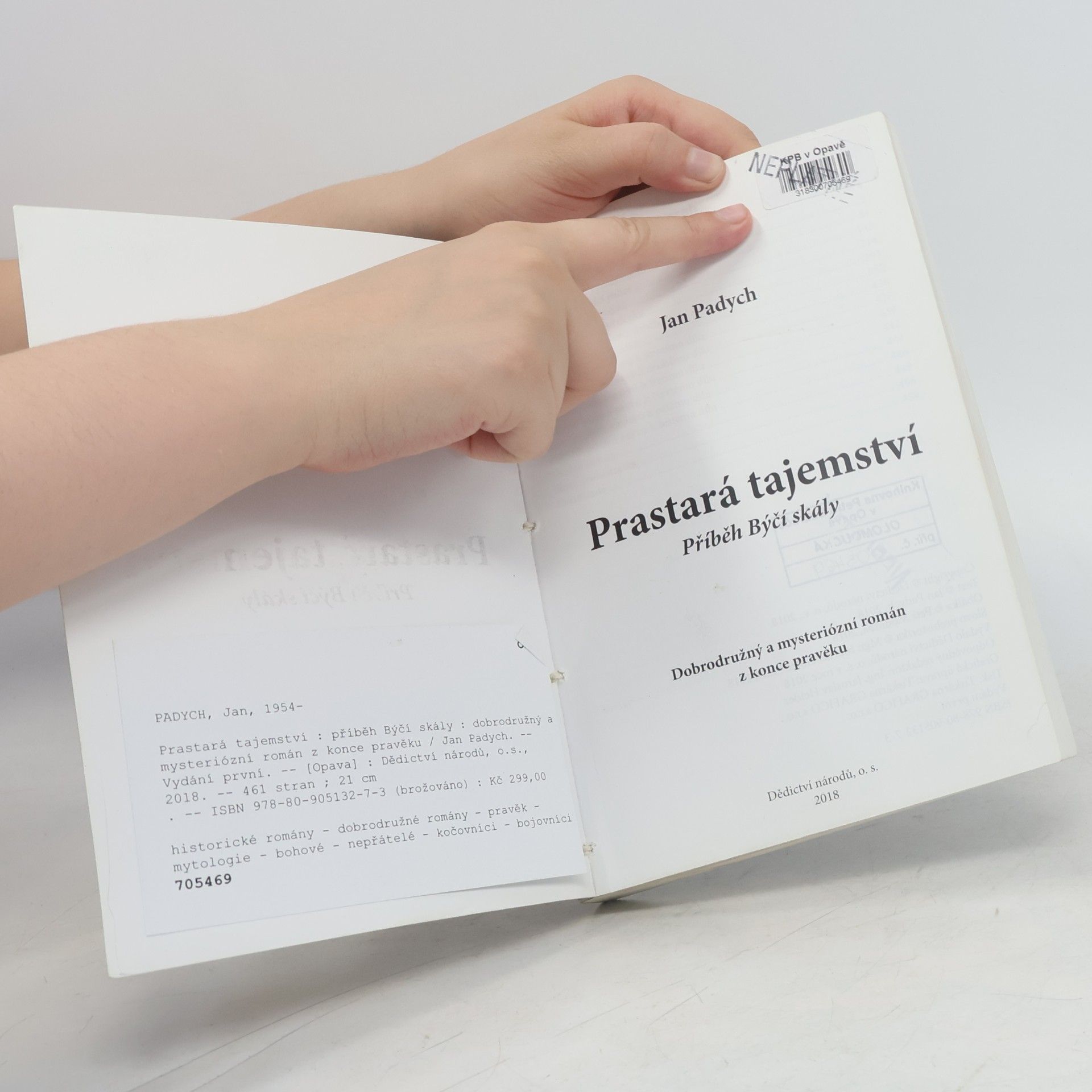 Jan Padych Prastará tajemství: Příběh Býči skály