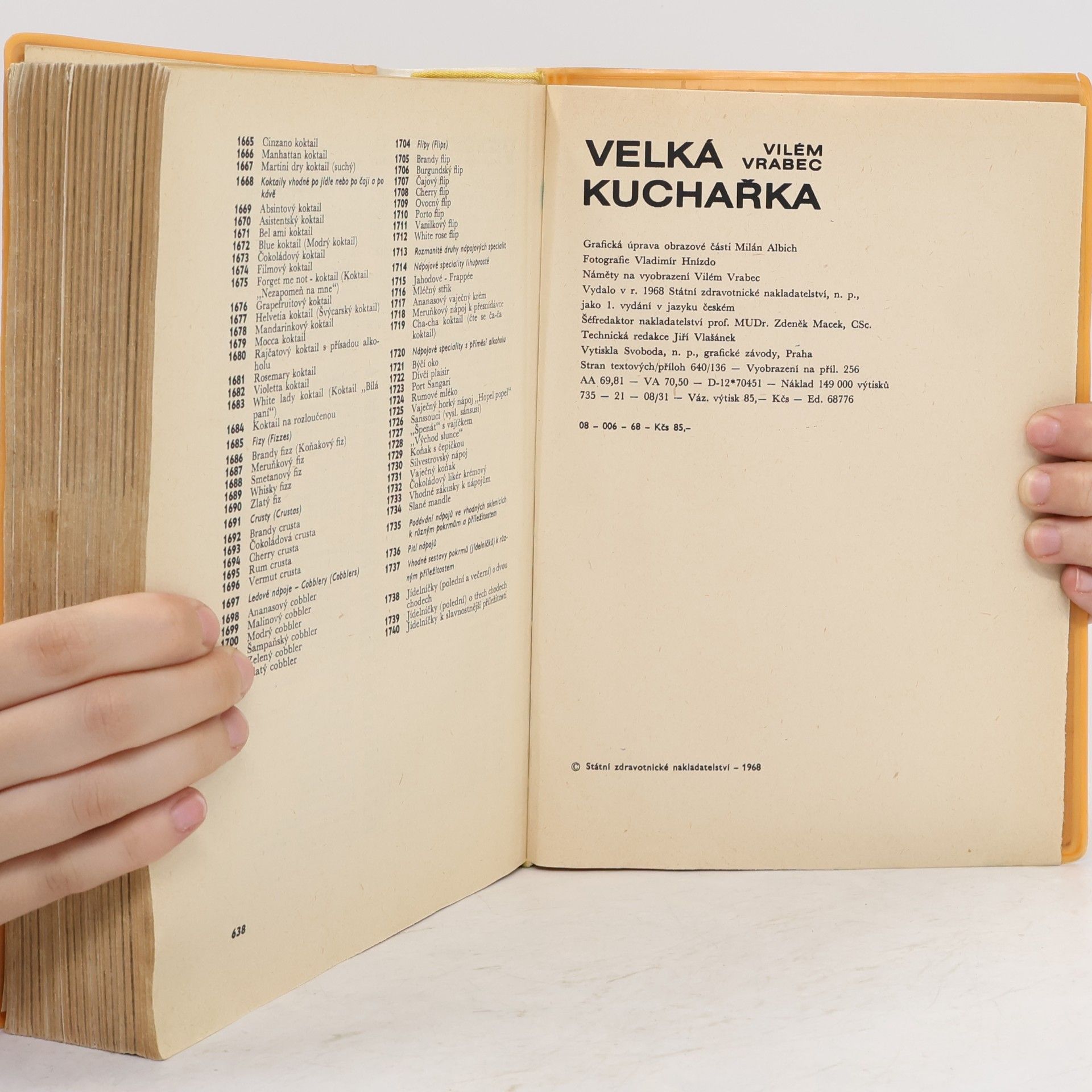 Vilém Vrabec Velká kuchařka