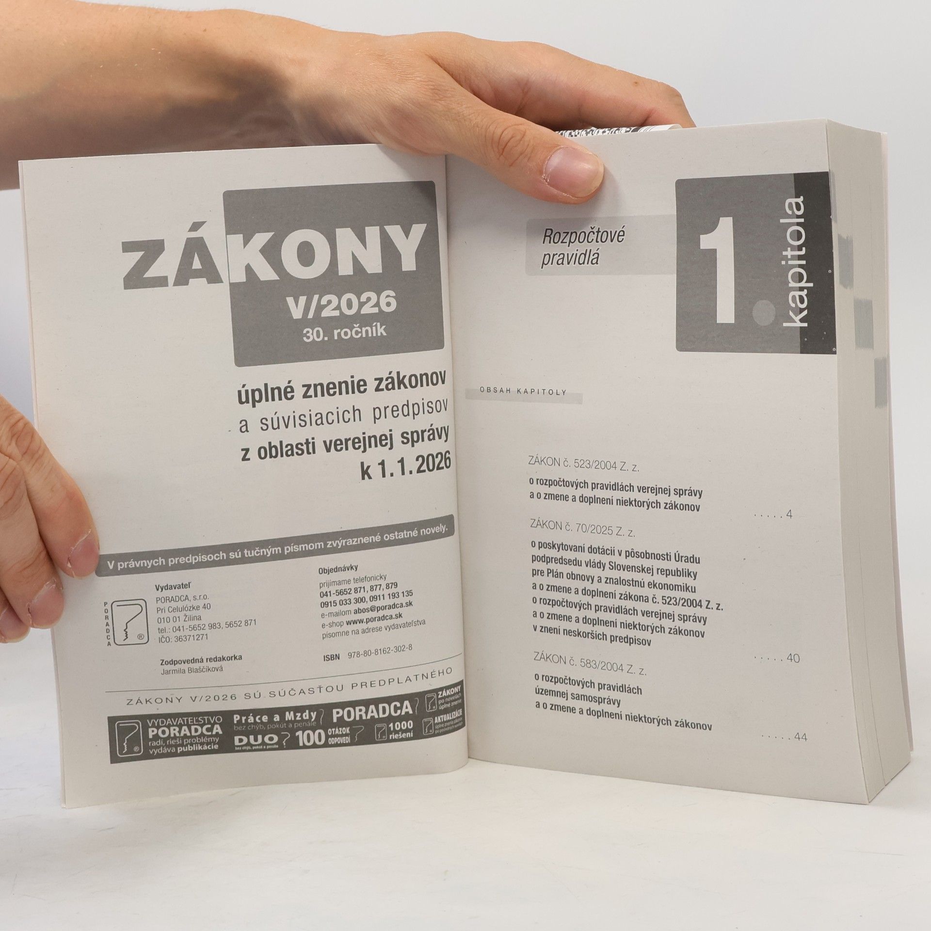 AA.VV. Zákony 2026 V