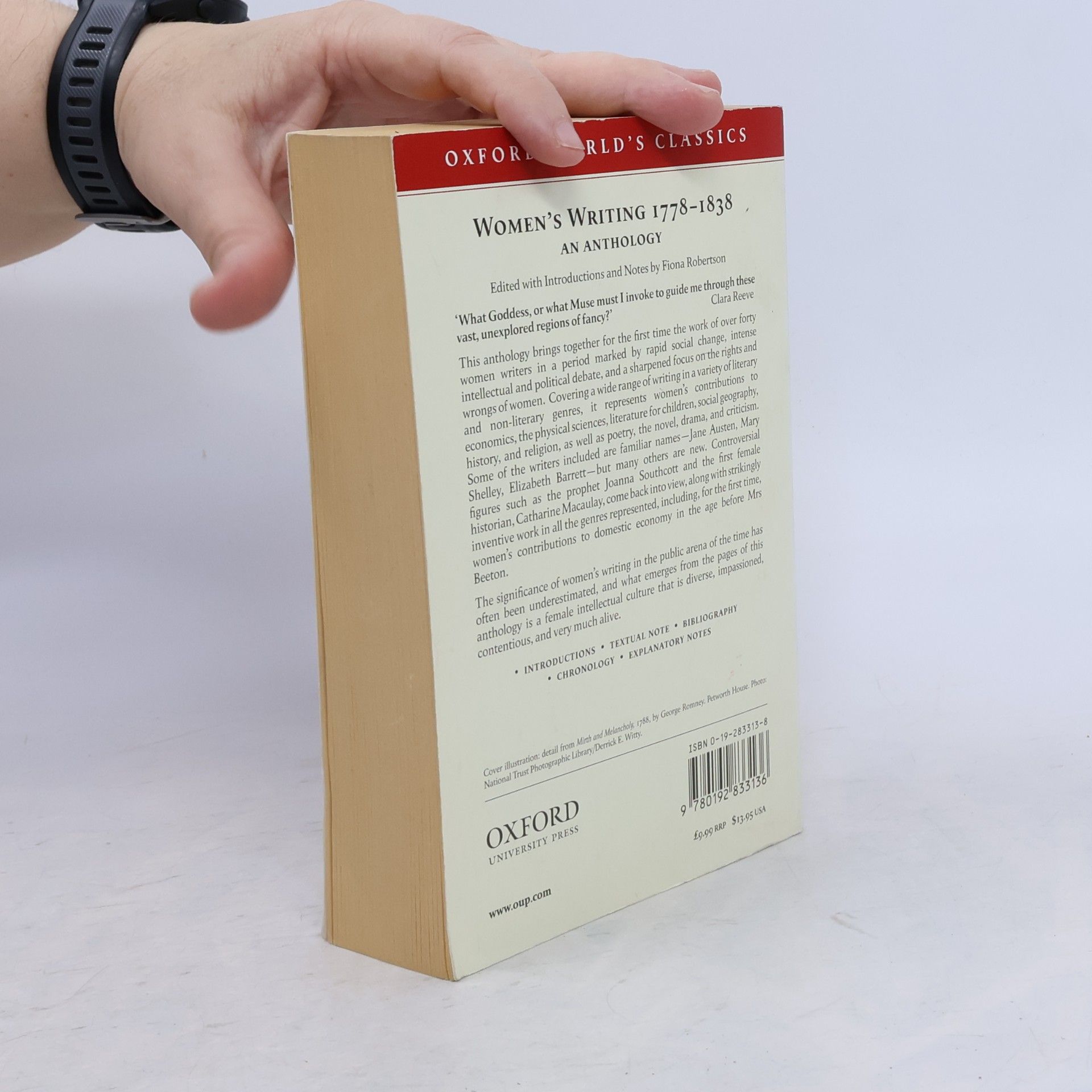 Fiona Robertson Oxford World's Classics: Women's Writing 1778-1838