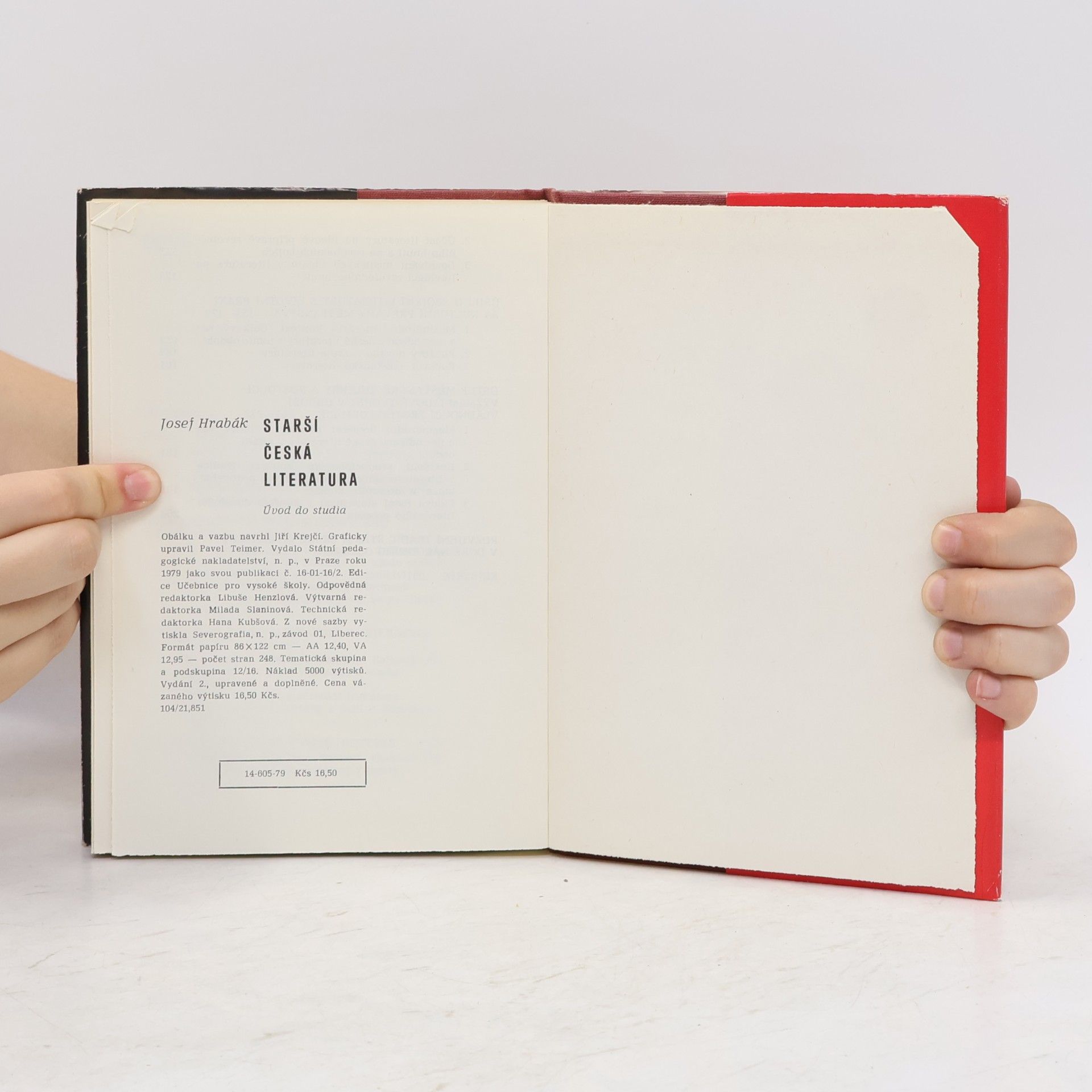 Josef Hrabák Starší česká literatura