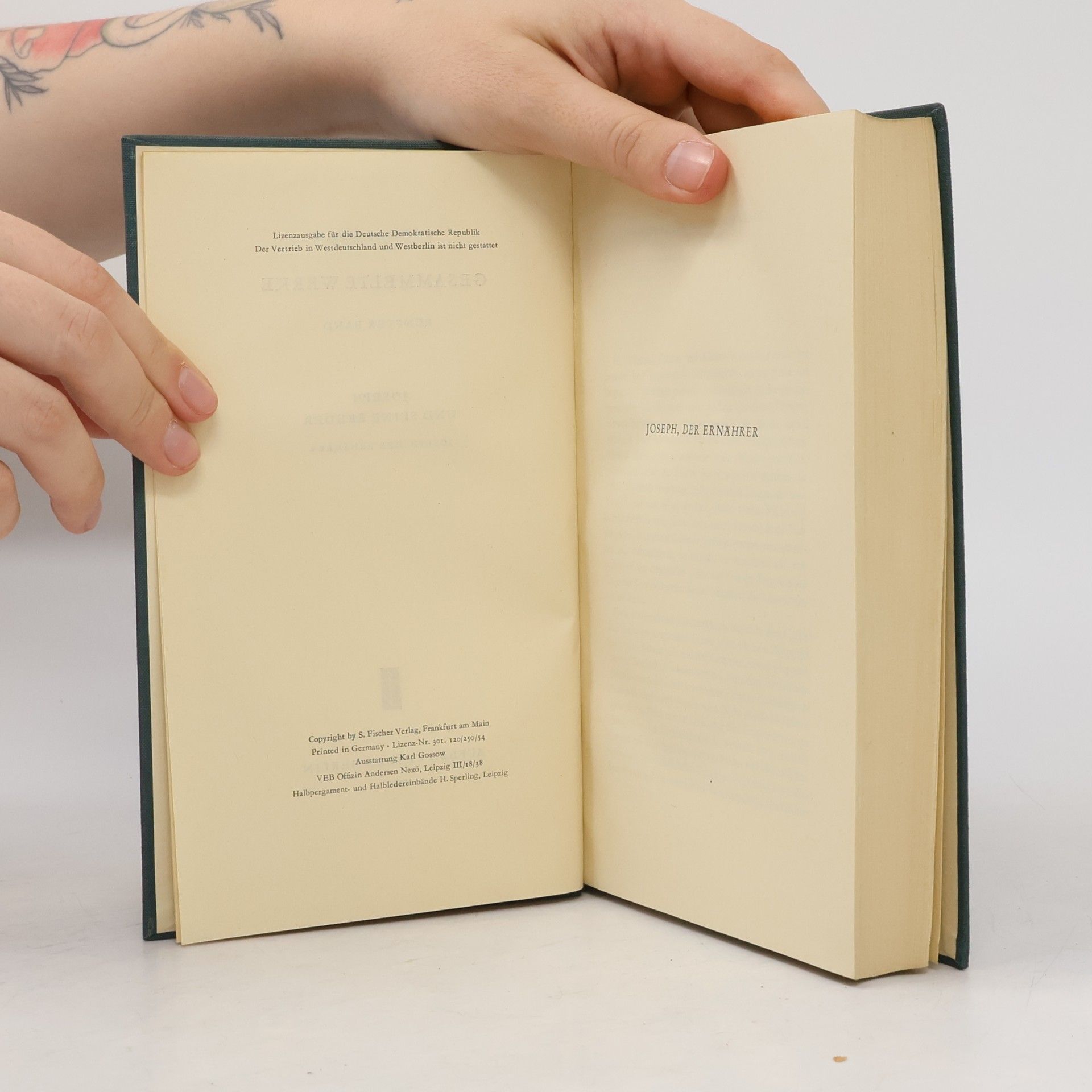 Thomas Mann Gesammelte Werke. Fünfter Band