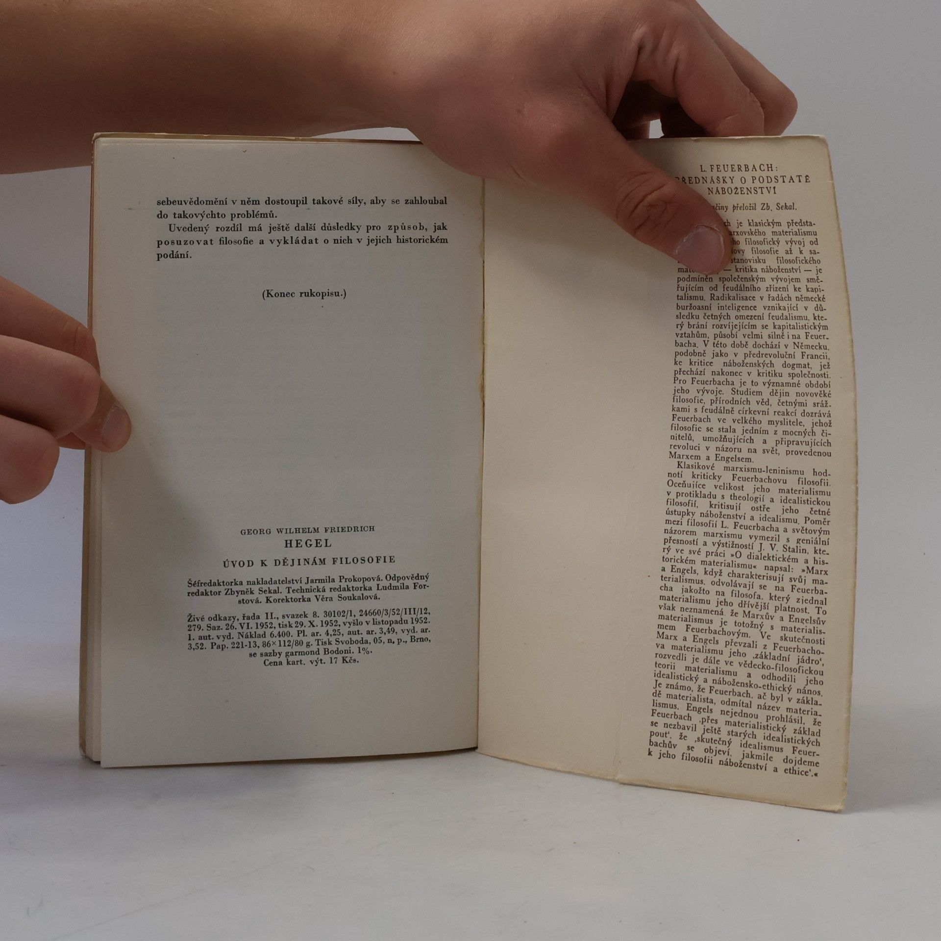 Georg Wilhelm Friedrich Hegel Úvod k dějinám filosofie