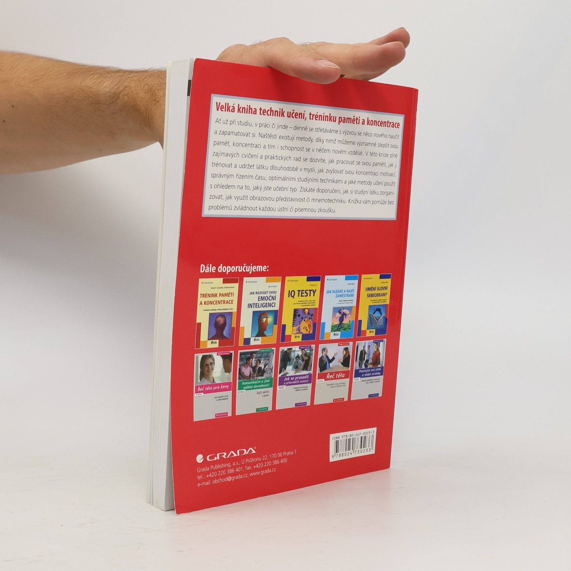 Various authors Velká kniha technik učení, tréninku paměti a koncentrace