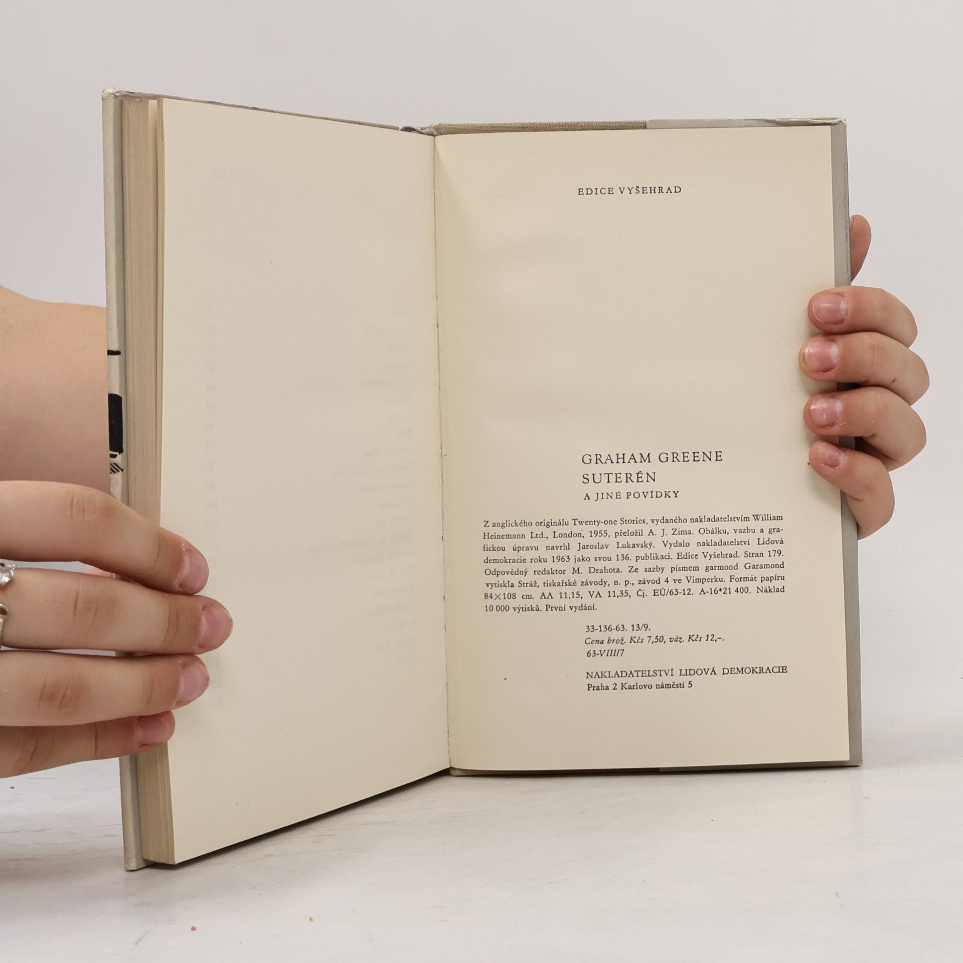 Graham Greene Suterén a jiné povídky