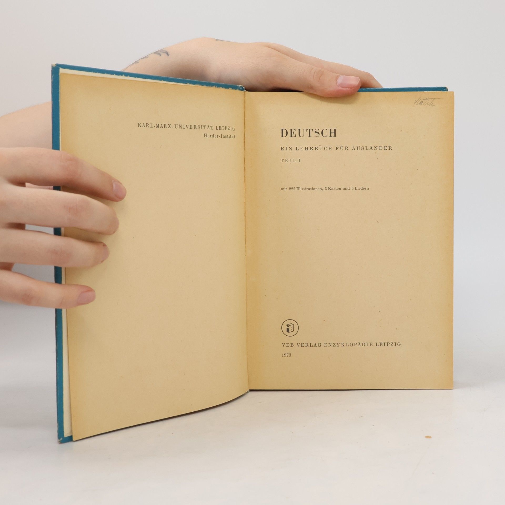 Autorenkollektiv Deutsch. Ein Lehrbuch für Auslander 1