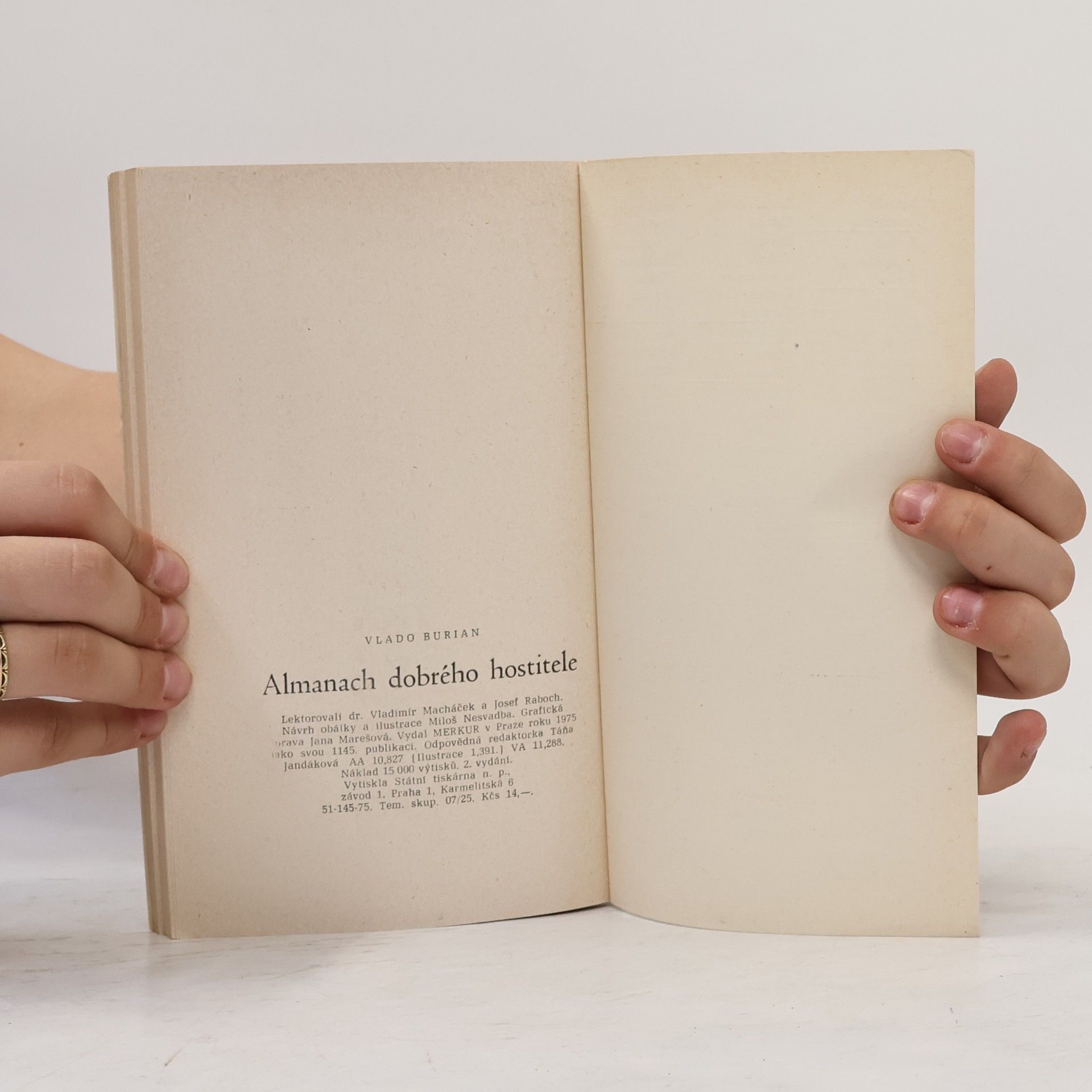 Vlado Burian Almanach dobrého hostitele