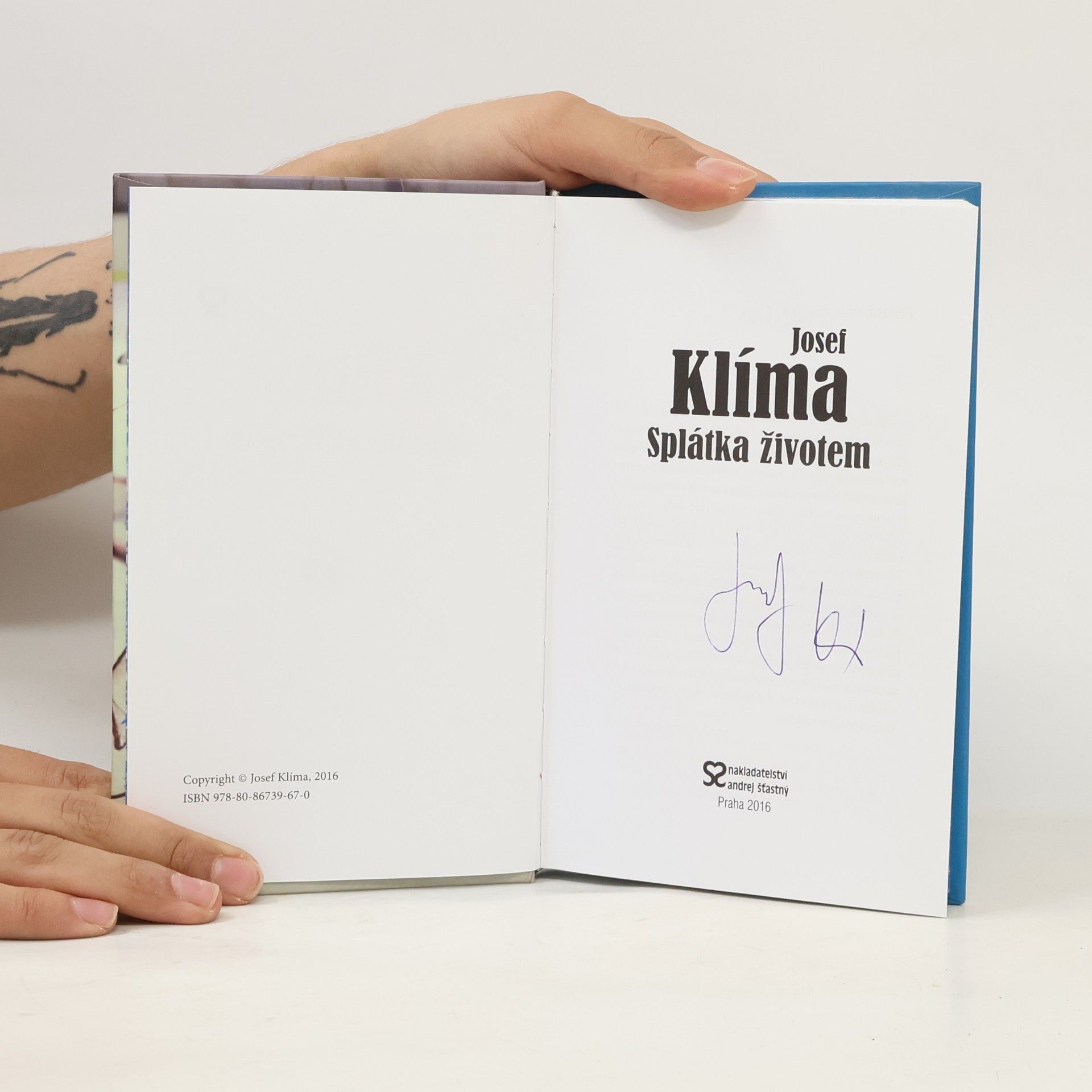 Josef Klíma Splátka životem