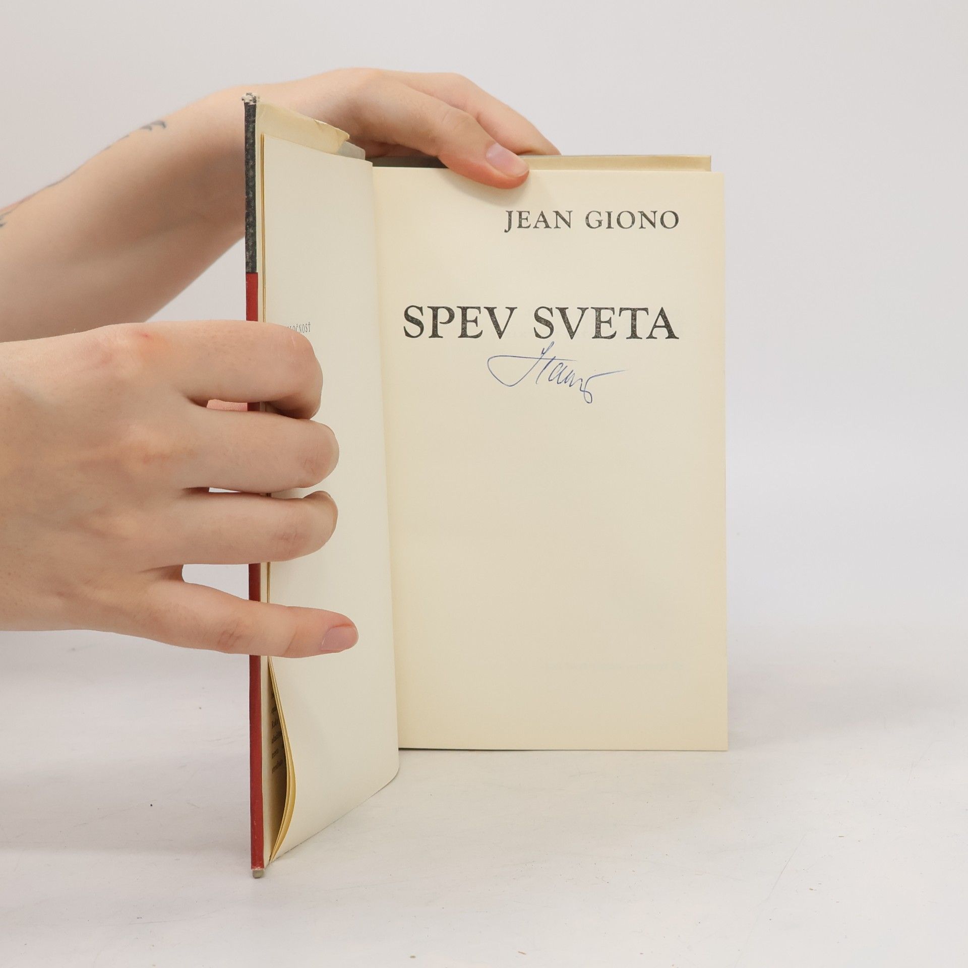 Jean Giono Spev sveta