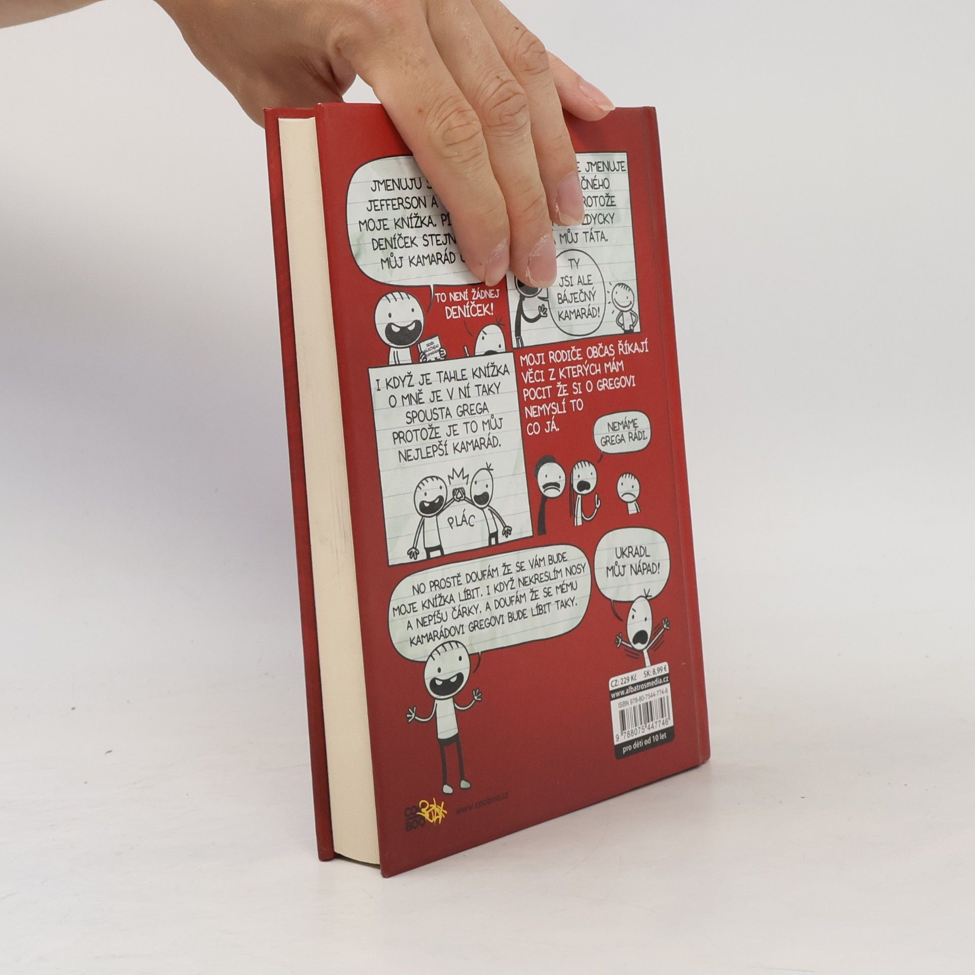 Jeff Kinney Deník báječného kamaráda. Píše Rowley Jefferson