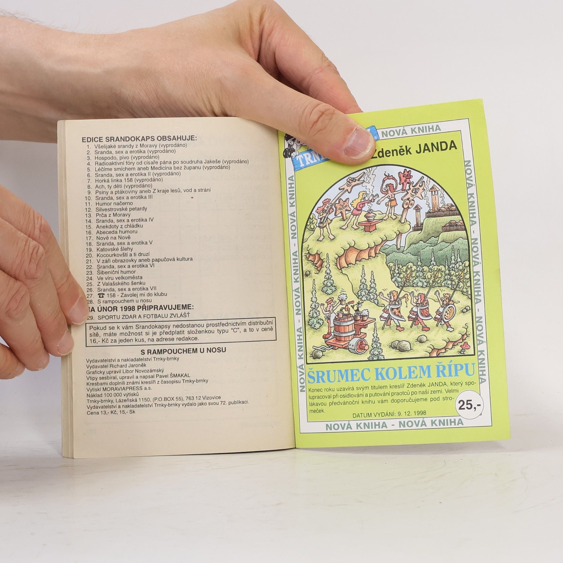 Pavel Šmakal Srandokaps 28/1994. S rampouchem u nosu