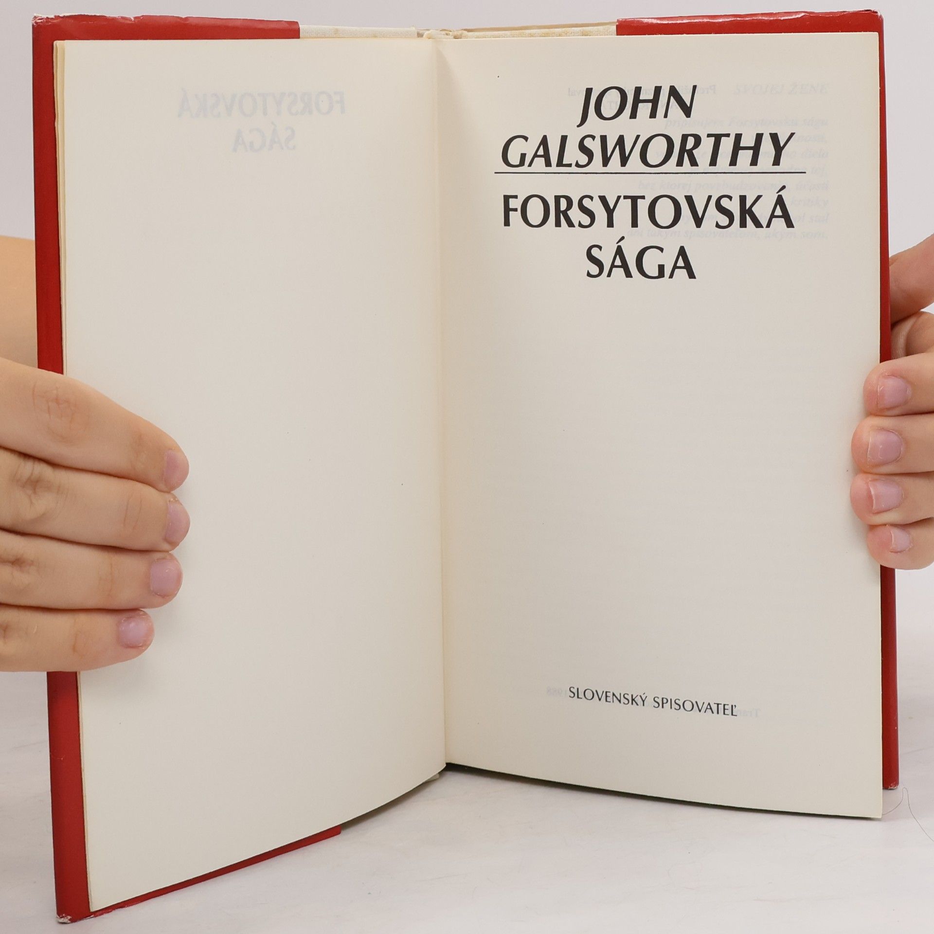 John Galsworthy Forsytovská sága