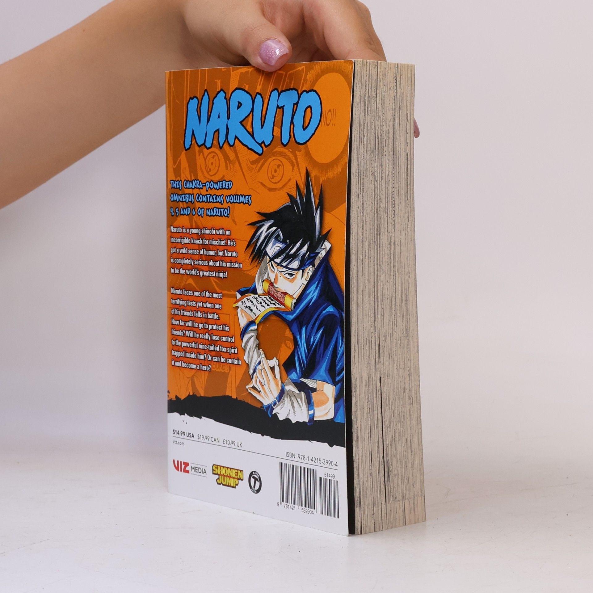 Masashi Kishimoto Naruto (3-in-1 Edition), Vol. 2
