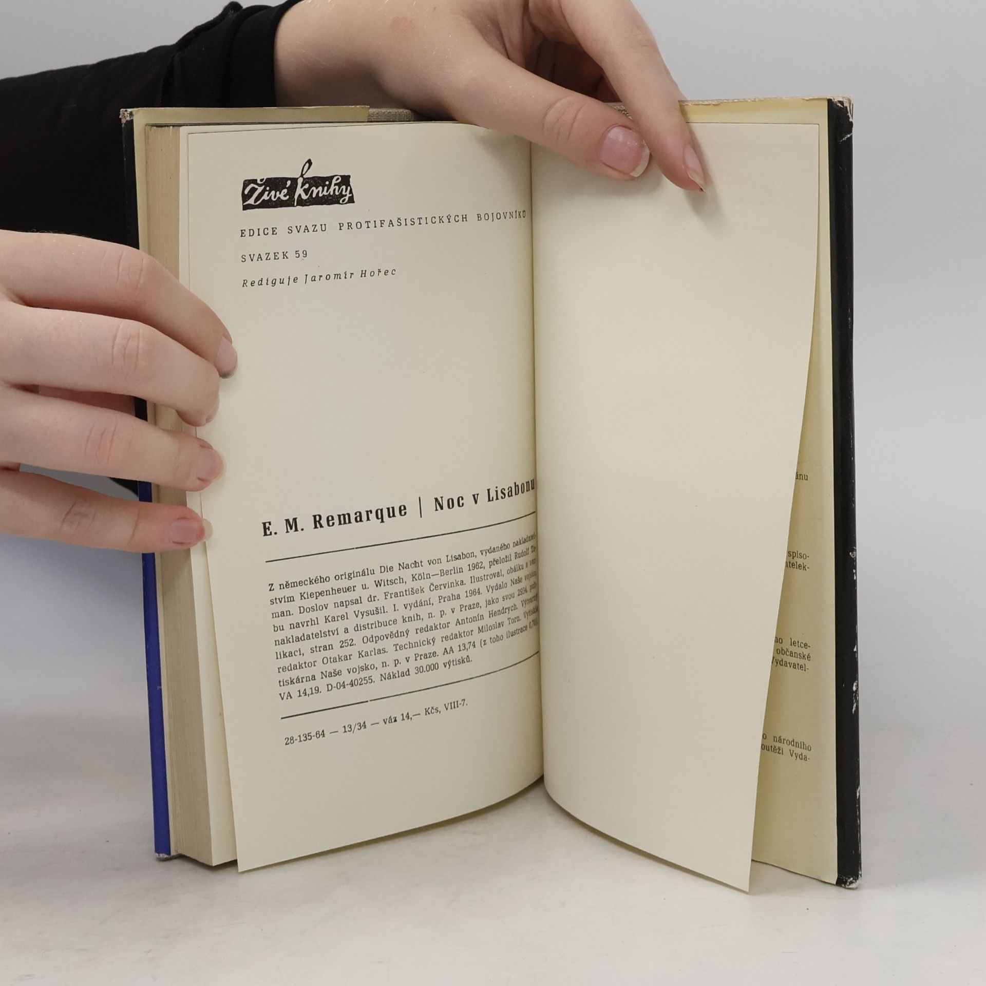 Erich Maria Remarque Noc v Lisabonu