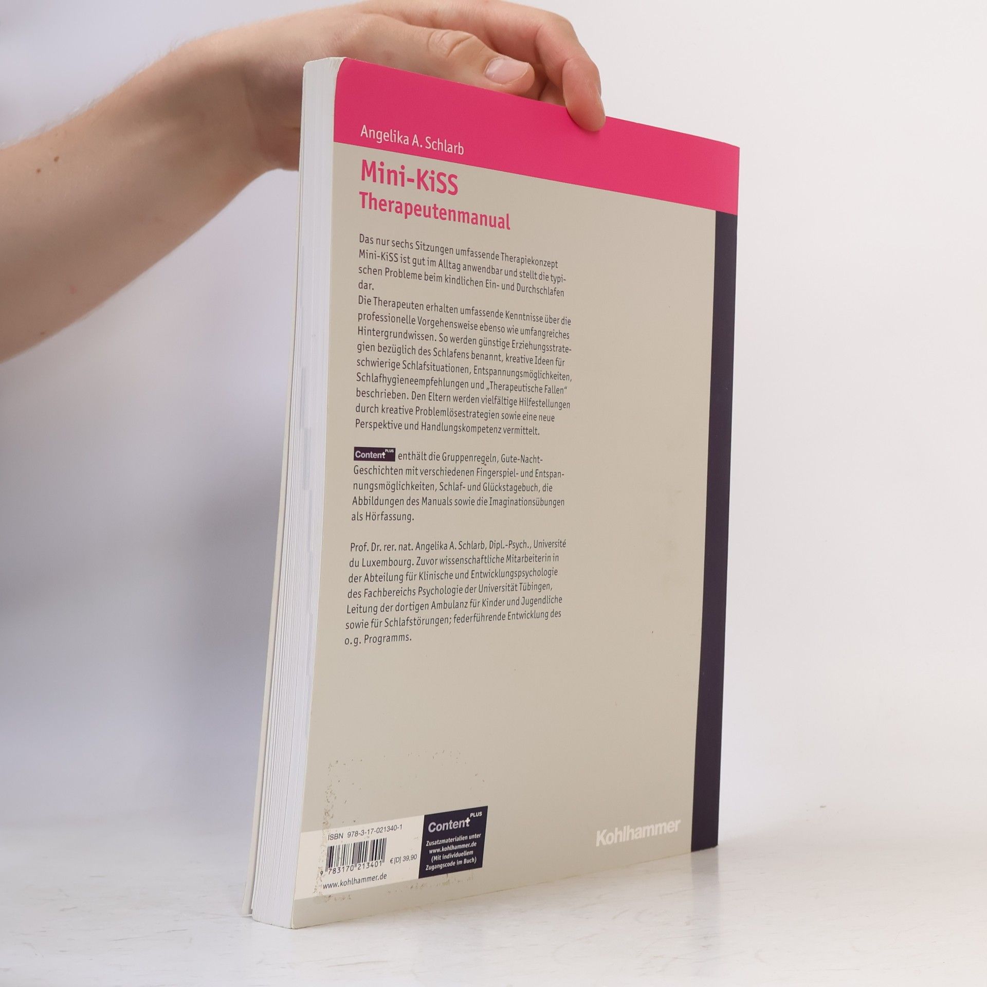 Angelika A. Schlarb Mini-KiSS Therapeutenmanual