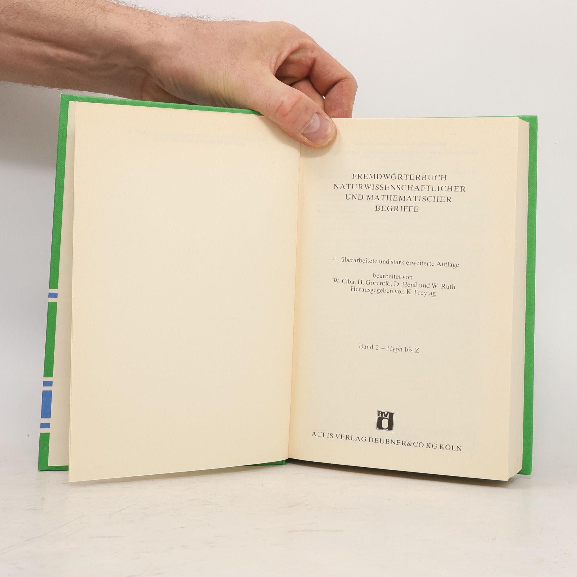Werner Ciba Fremdwörterbuch naturwissenschaftlicher und mathematischer Begriffe 2