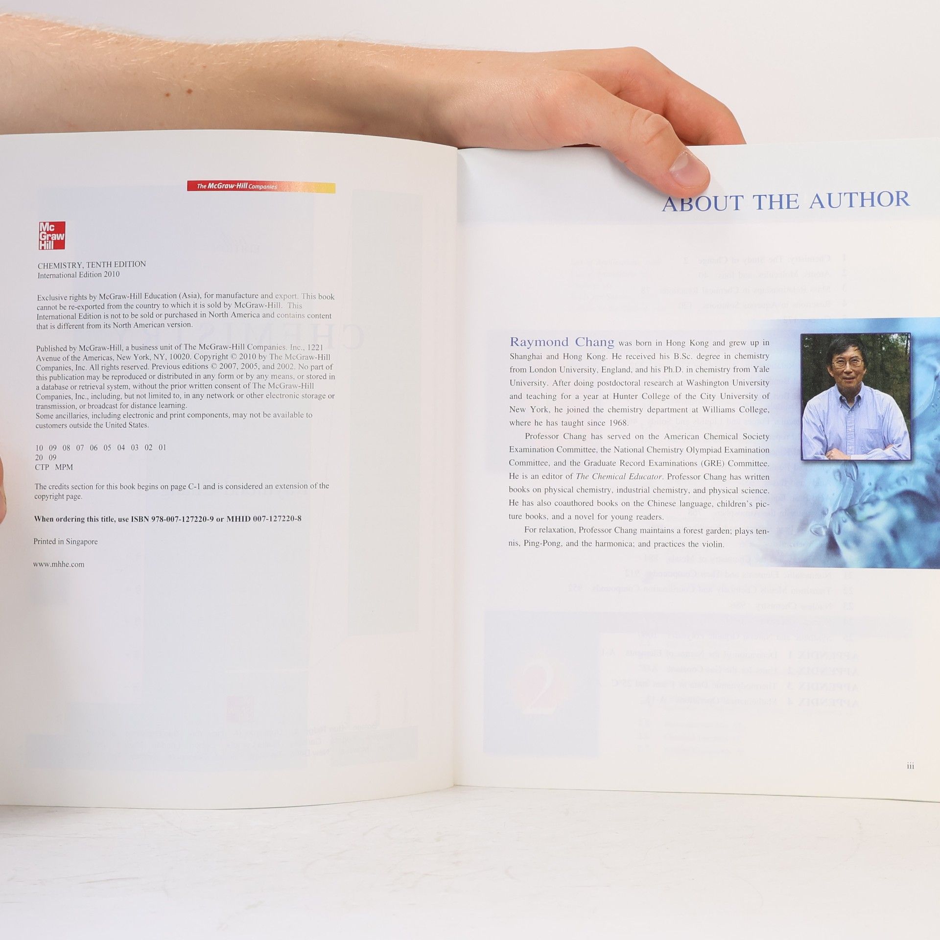 Raymond Chang Chemistry - Tenth Edition - International Student Edition