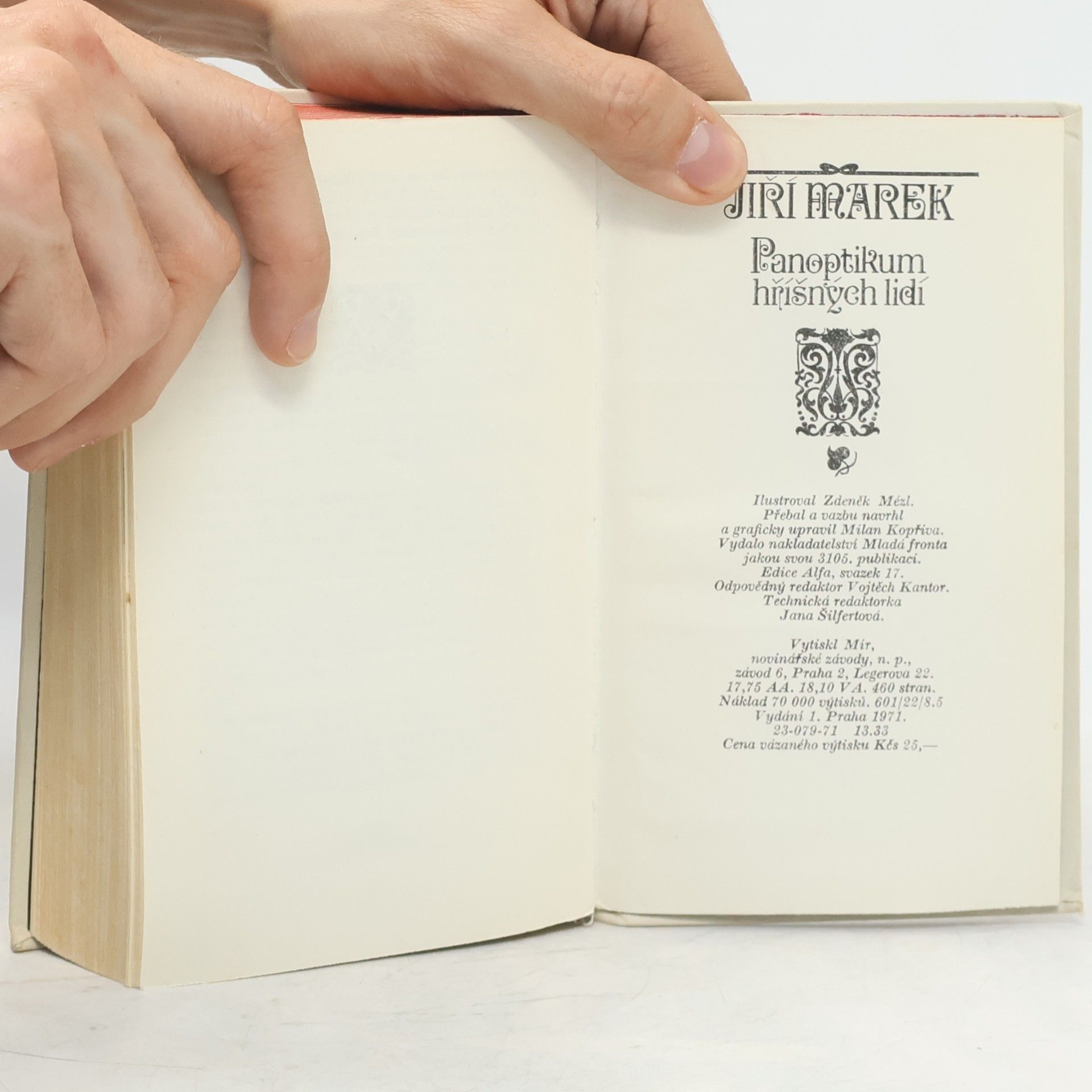Jiří Marek Panoptikum hříšných lidí