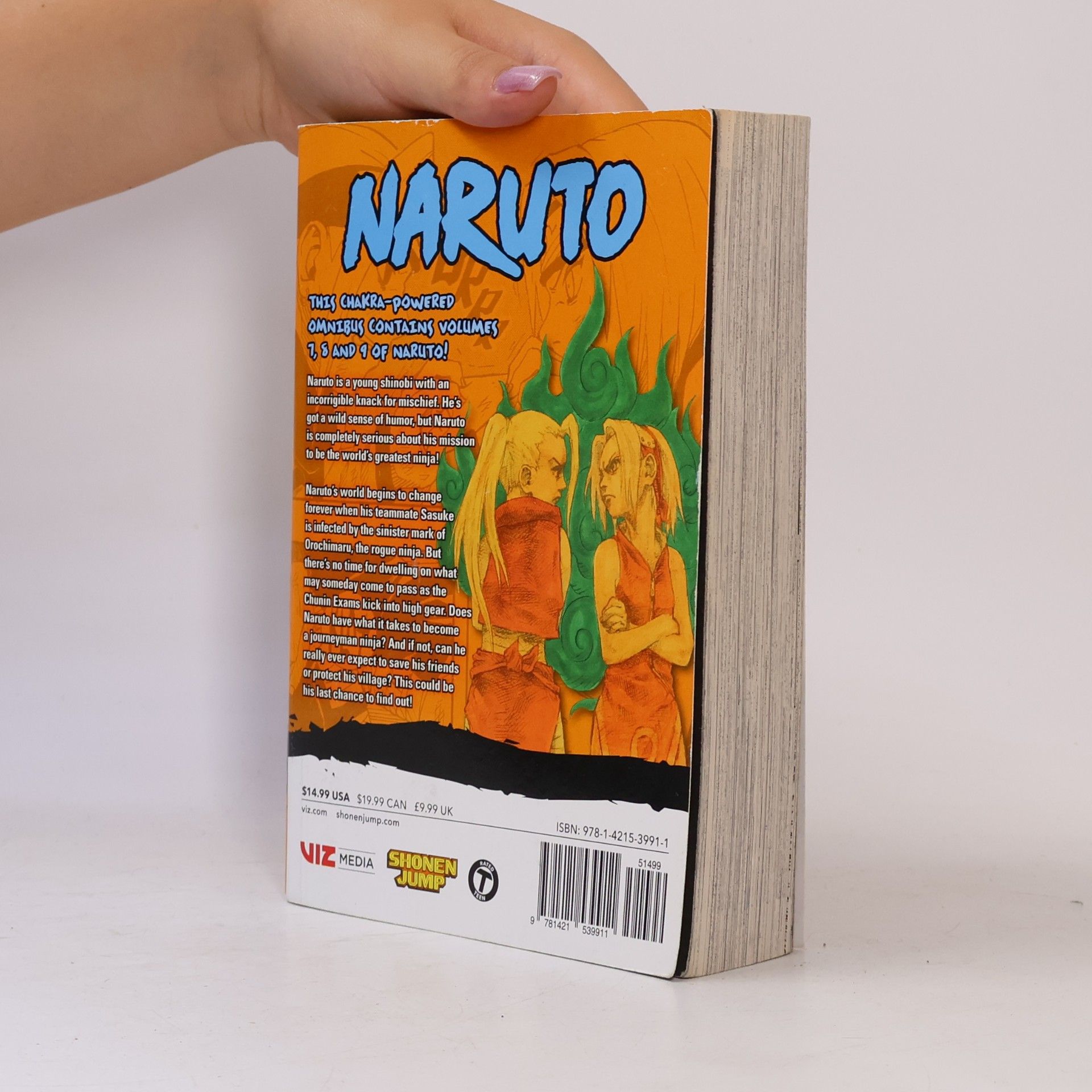 Masaši Kišimoto Naruto (3-in-1 Edition), Vol. 3