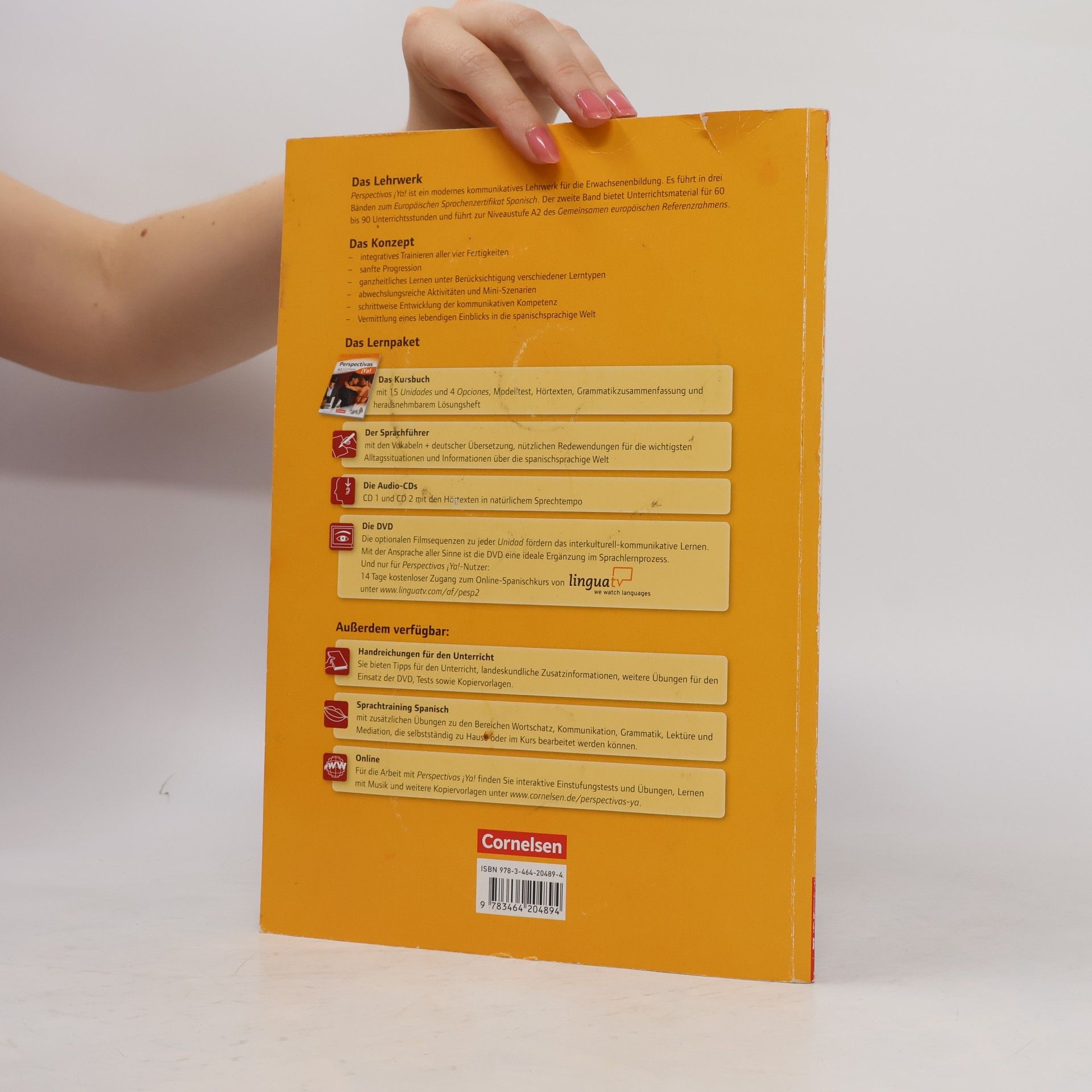 Gloria Bürsgens Perspectivas ¡Ya! A2. Kurs- und Arbeitsbuch mit Vokabeltaschenbuch