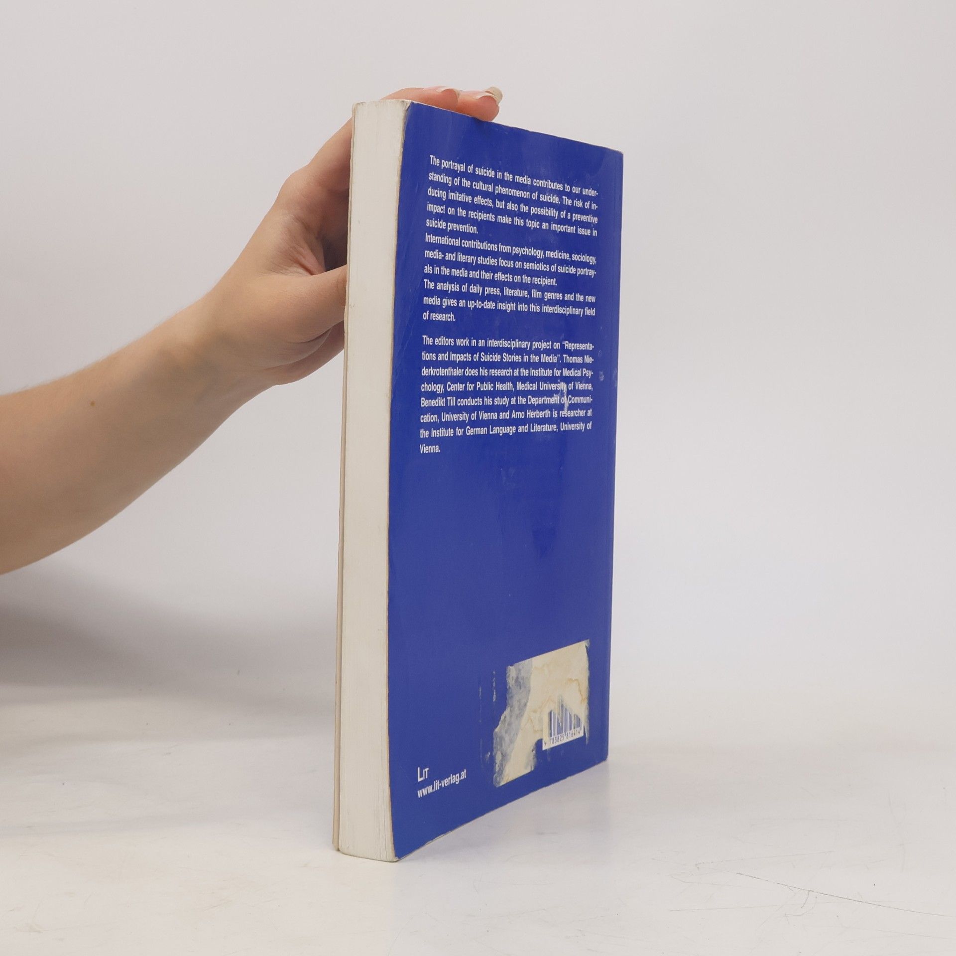 Arno Herberth Austria: Forschung und Wissenschaft - Literatur - 12: Suizidalität in den Medien / Suicidality in the Media